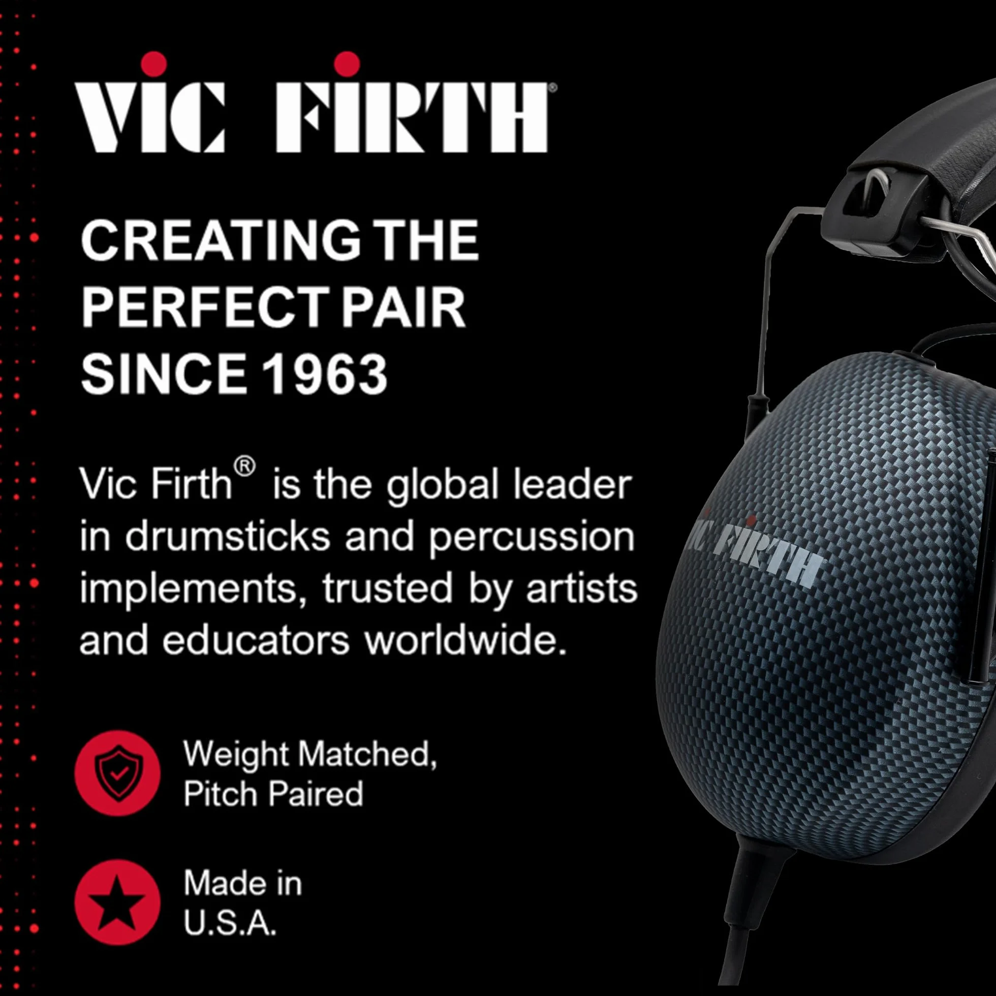 Vic Firth Auriculares de Aislamiento SIH3