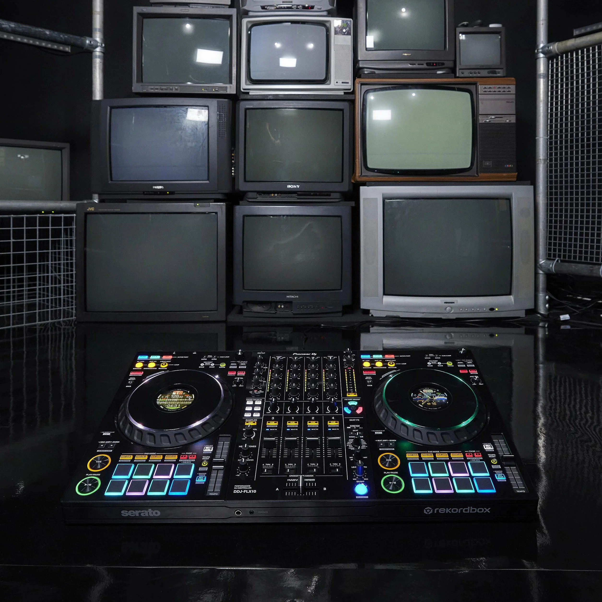 Pioneer DJ DDJ-FLX10 Controlador DJ de 4 plataformas