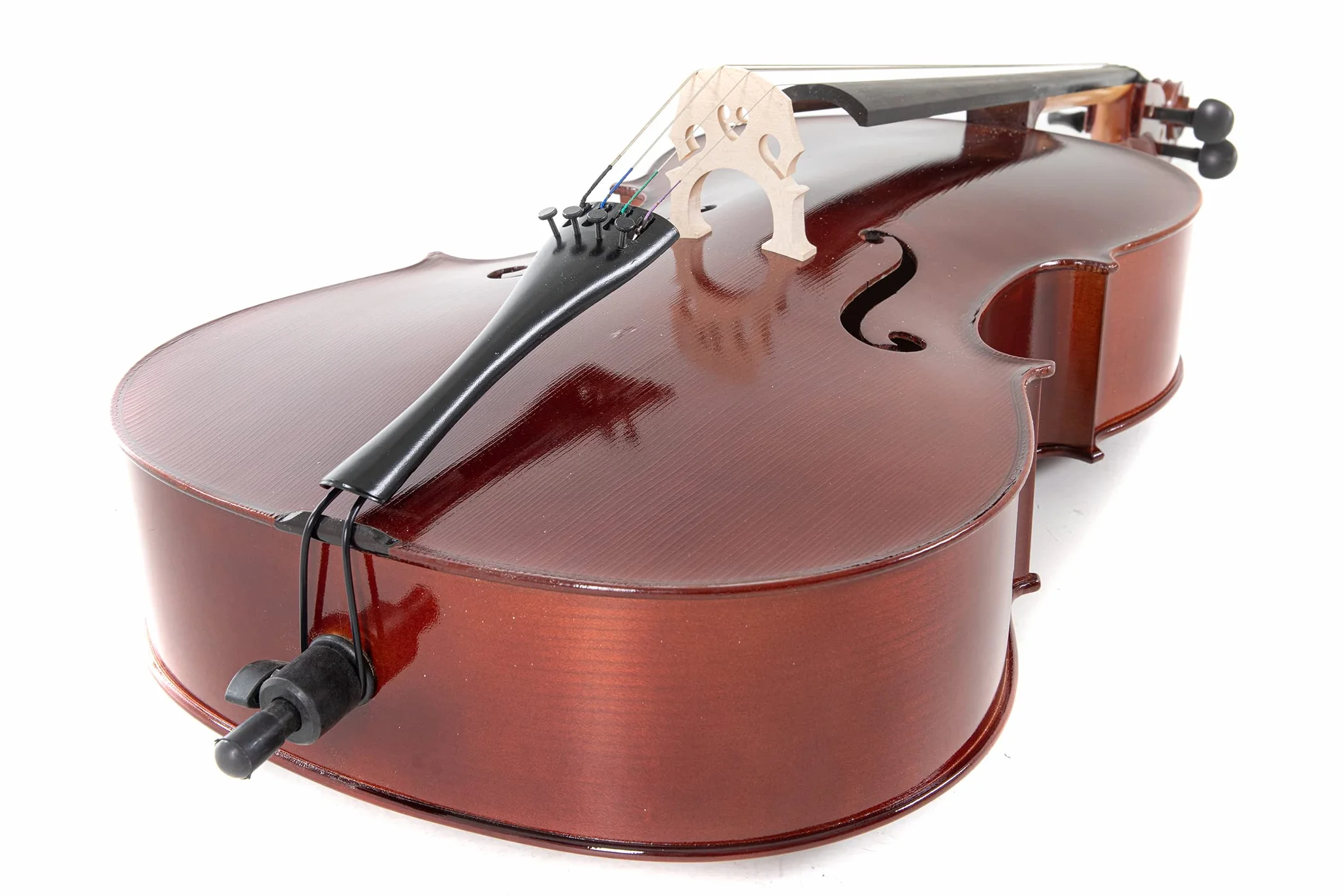 PURE GEWA HW Set de madera dura - Violonchelo 4/4, Set listo para tocar, incl. funda para violonchelo, arco, colofonia, afinador fino, espiga