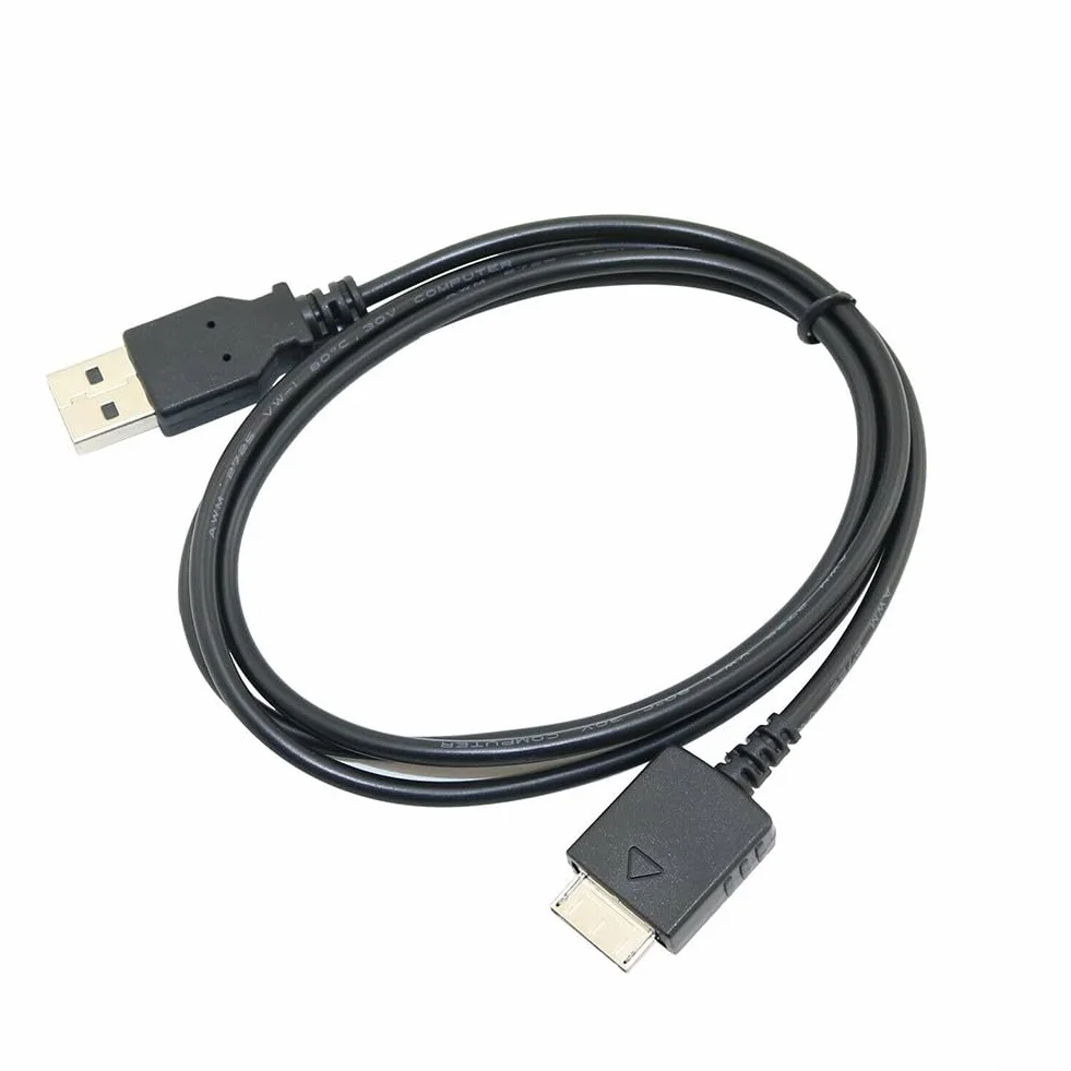 Cable de carga USB de sincronización de datos de 1,2 m compatible con reproductores de MP3 Walkman NW-A25HN A27HN A35 A45 ZX300 y más