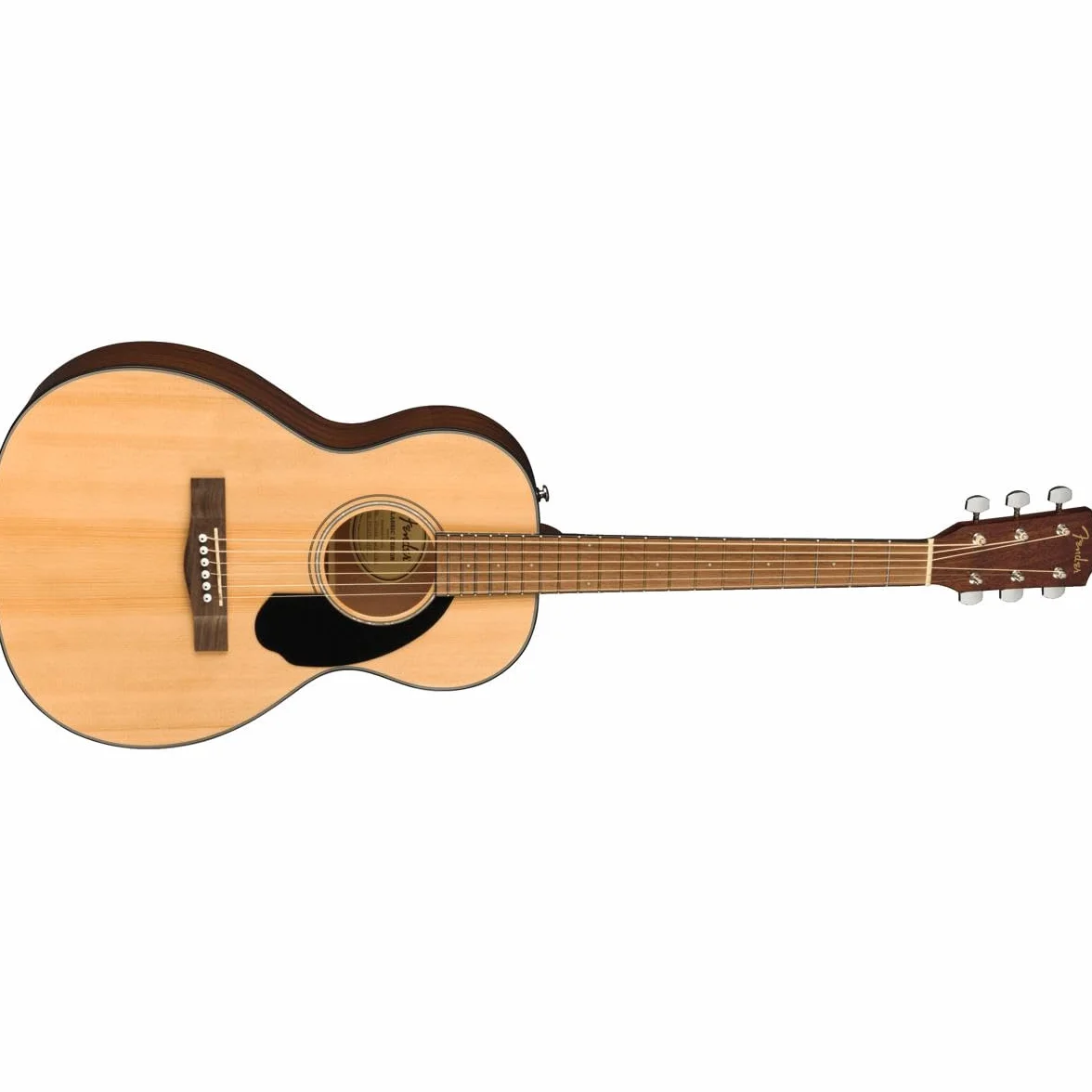 Fender Guitarra acústica CP-60S Parlor, diapasón de nogal, natural, Incluye cursos virtuales gratuitos en Fender Play