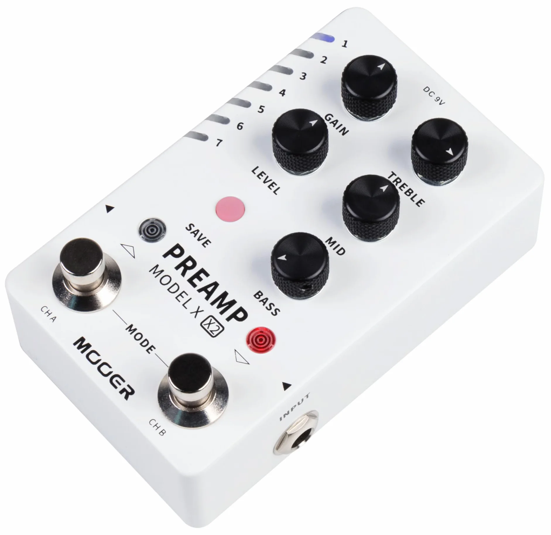Mooer Preamp Model X2 - Preamplificador digital de doble canal
