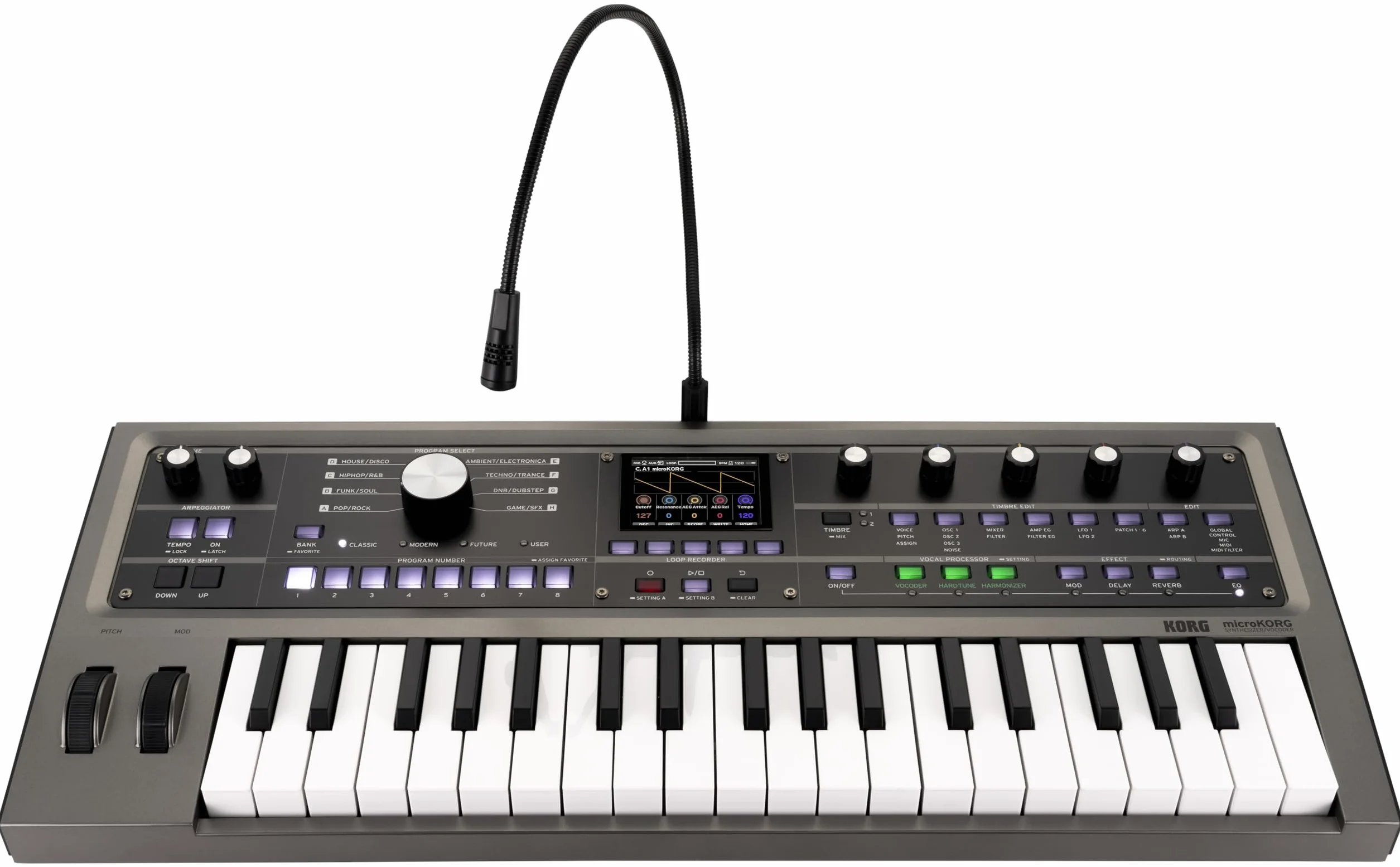 Korg microKORG 2 - Sintetizador Analógico de 37 Teclas y Procesador Vocal