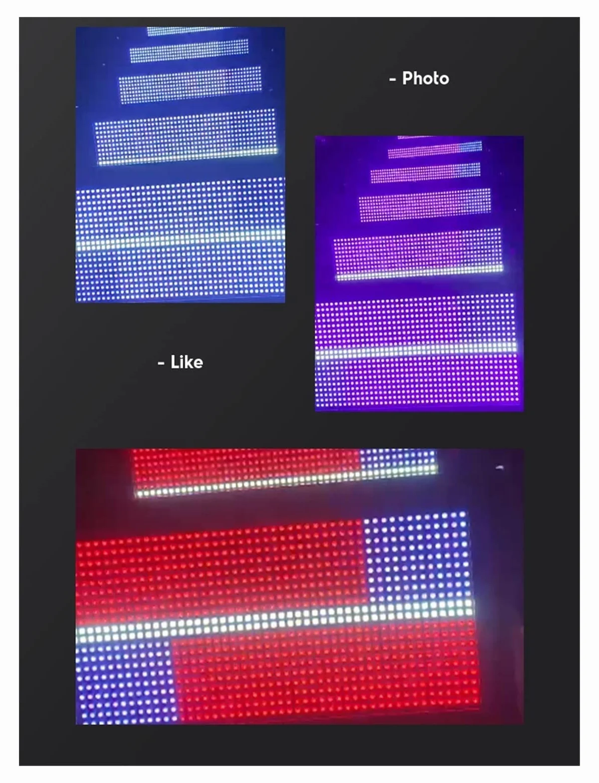 Luz de Escenario 8 + 8LED Estroboscópico RGB Luz estroboscópica Marquesina Agua Corriente Etapa Teñido Luz estroboscópica 280W Flash Audiencia Profesional Efecto de iluminación de Escenario DMX DJ