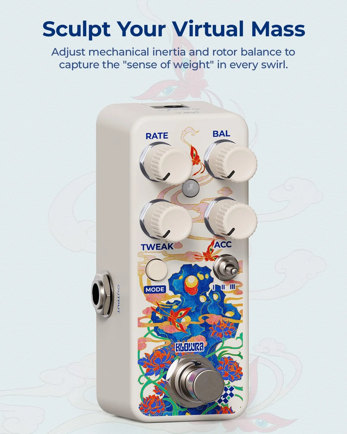 Pedal giratorio dinámico Whorl Single Footswitch