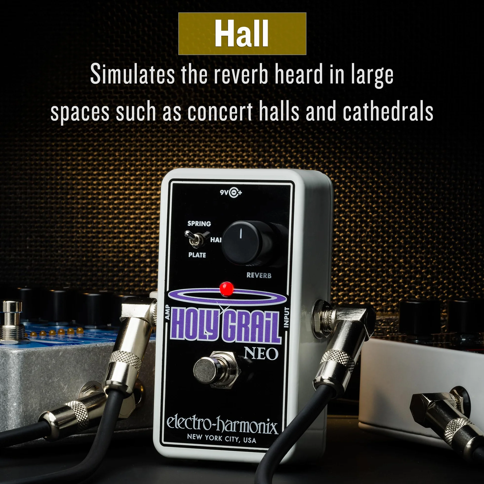 Electro-Harmonix 665226 efecto de guitarra eléctrica con sintetizador Filtro Holy Grail Neo