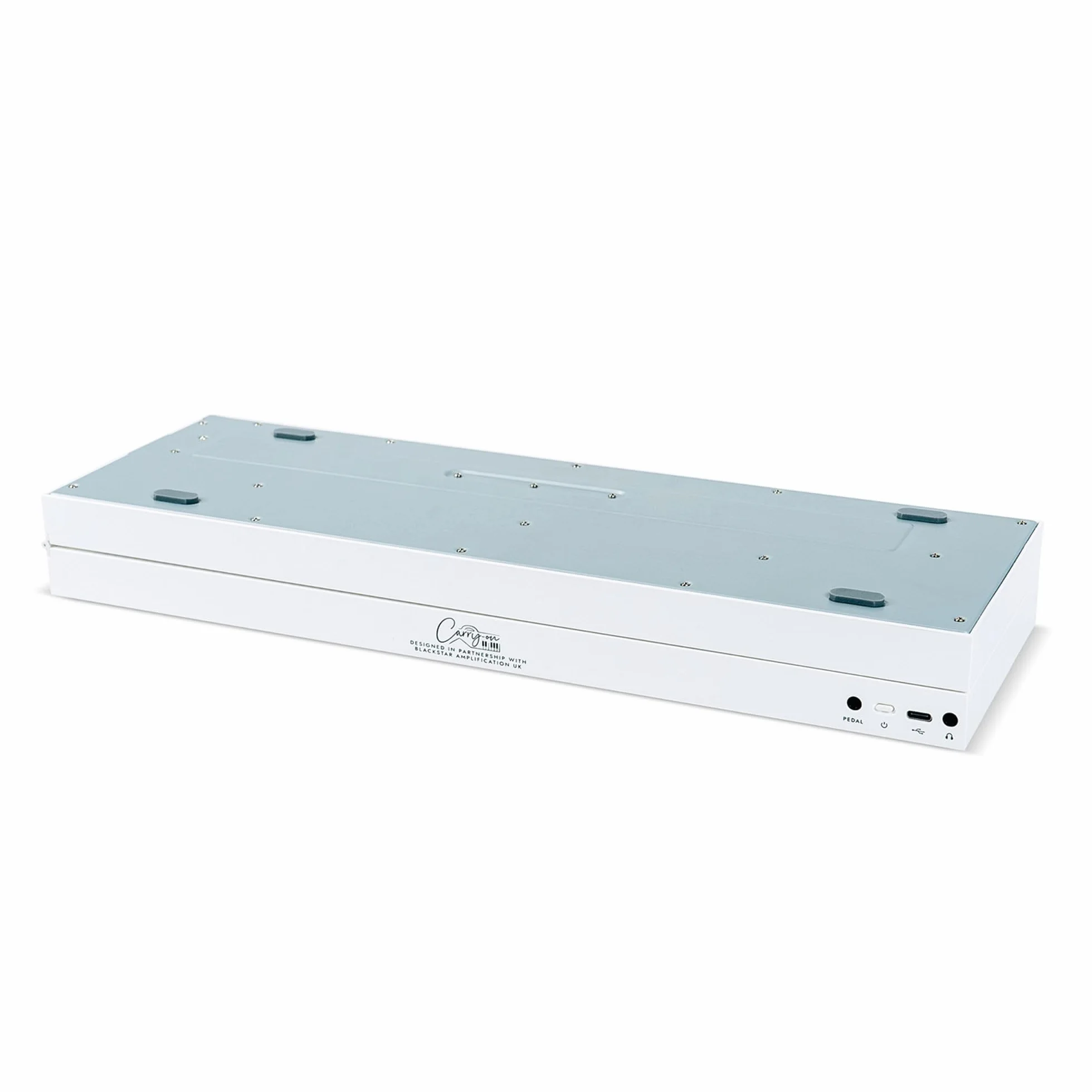 Carry-on FP-49 Touch Tecla 49 Sensible al Tacto Piano Digital Plegable Portátil Blanco de Blackstar Controlador USB MIDI con Batería Recargable