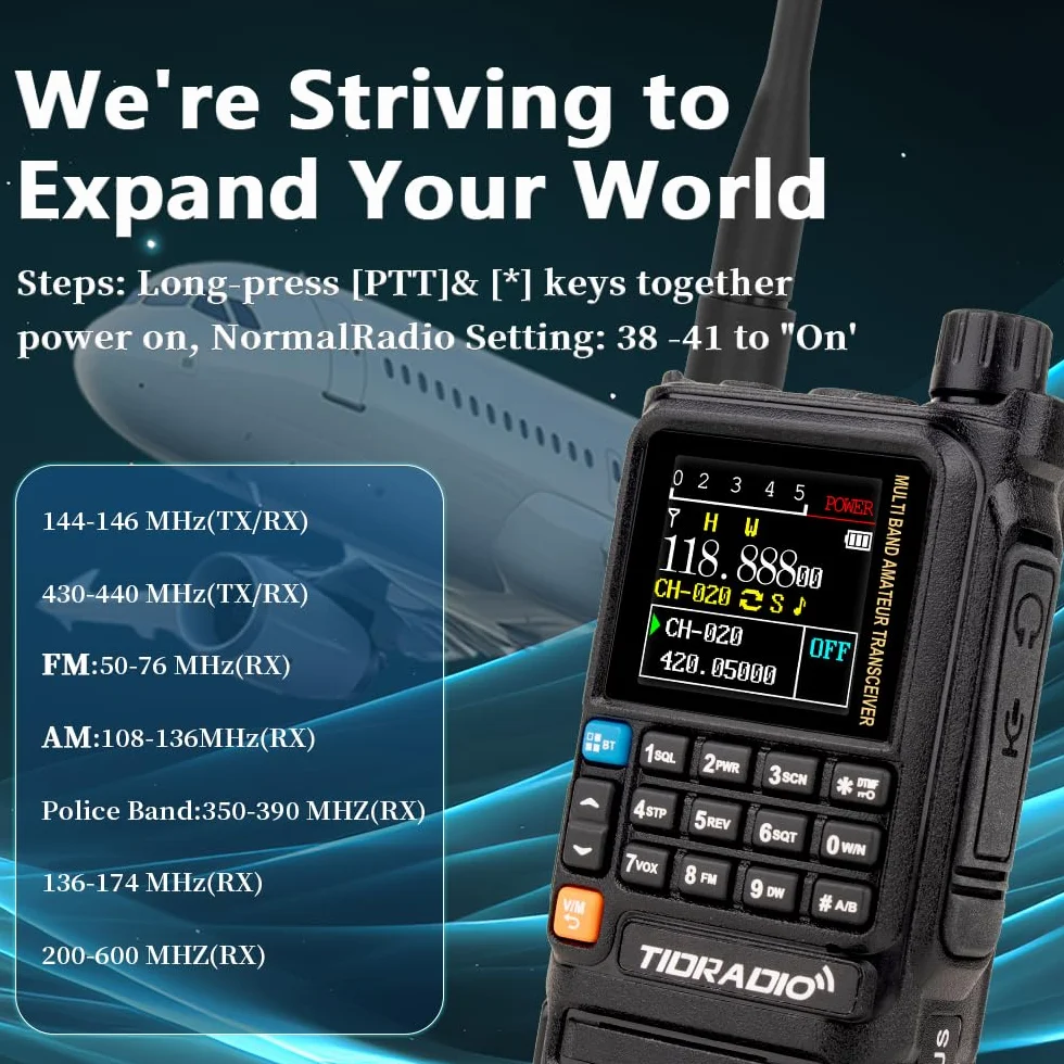 TIDRADIO TD-H3 Plus walkie Talkie Largo Alcance-1 Paquete