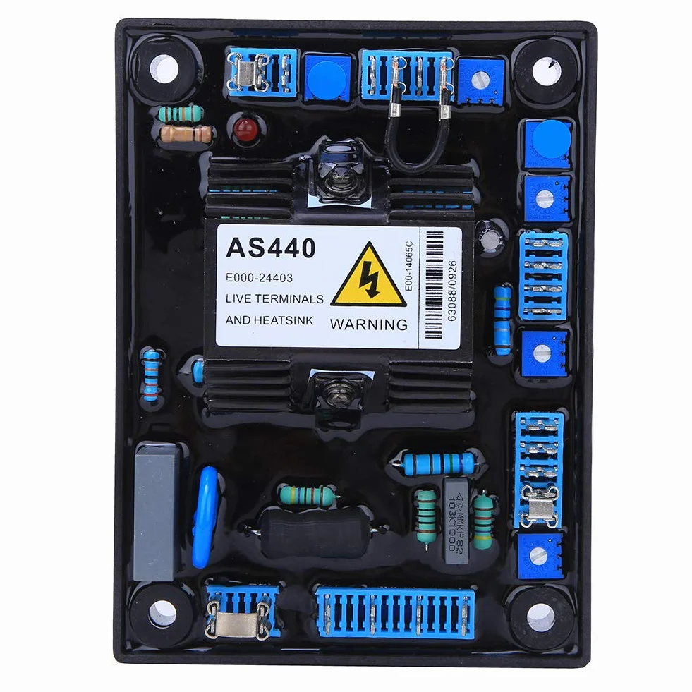 Regulador de Voltaje Automático As440 Entrada 190-264Vac Regulador de Voltaje del Motor Automático Accesorios del Generador As440