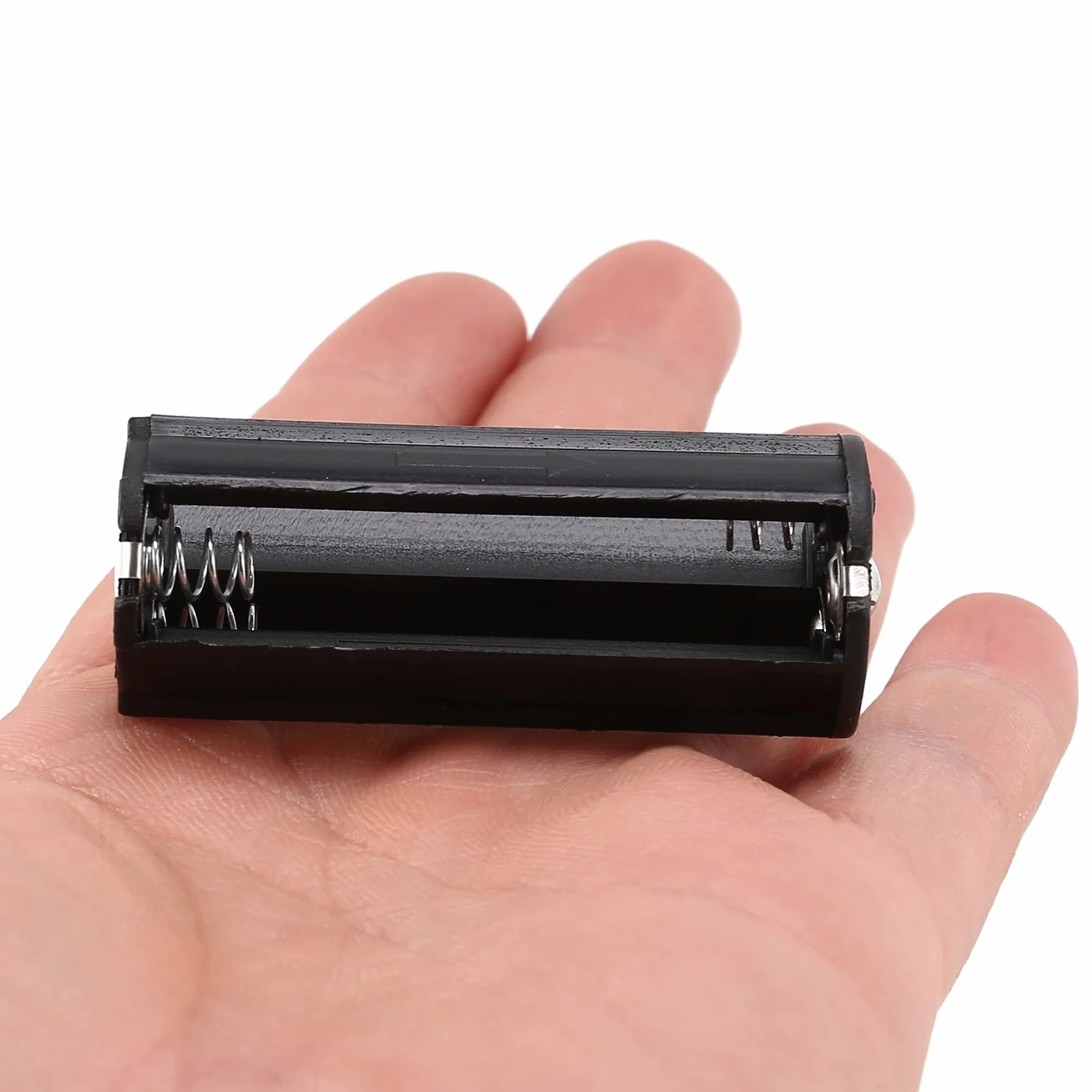2 piezas negro soporte para batería 3 x 1,5 V AAA pilas antorcha