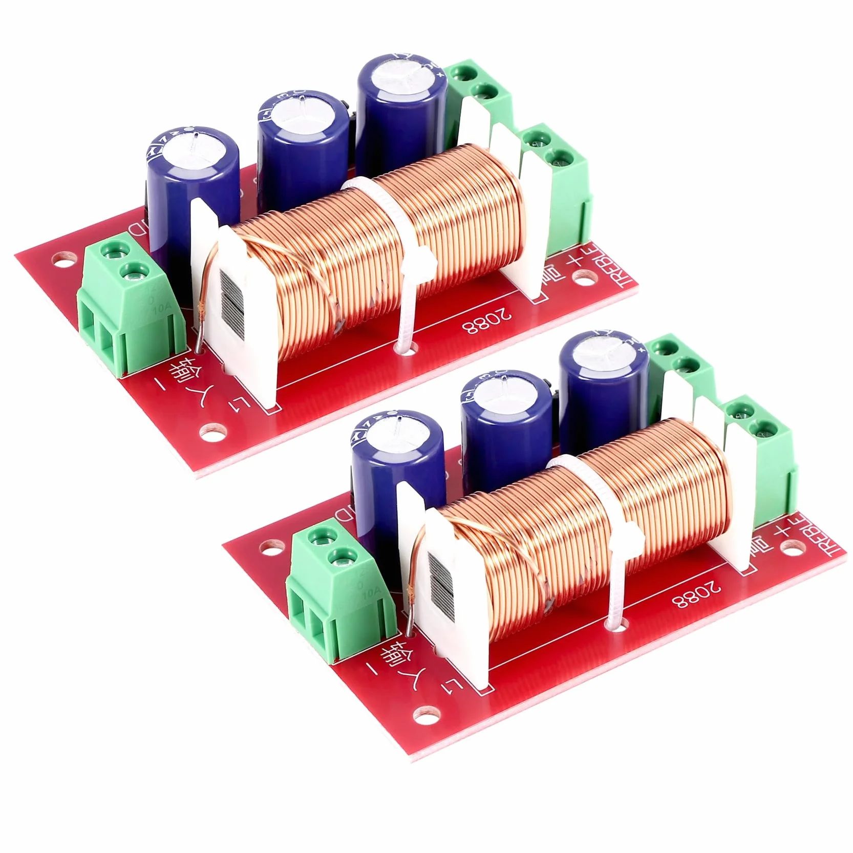 Divisor de frecuencia de audio 400W ajustable 2 vías crossover filtro rango completo