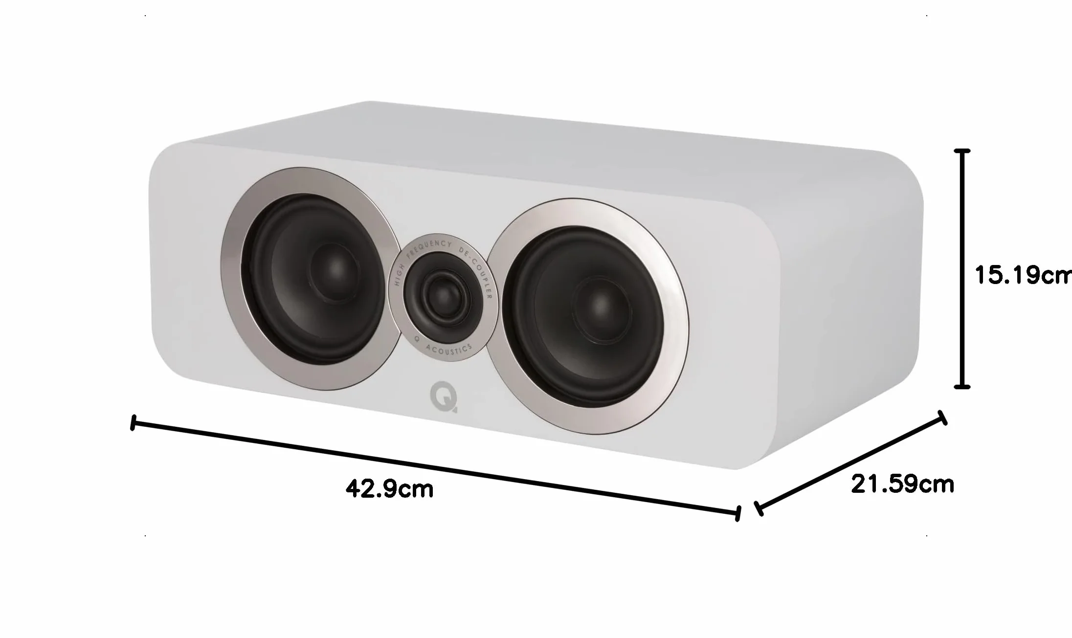 Q Acoustics 3090Ci Altavoz Central Blanco Ártico