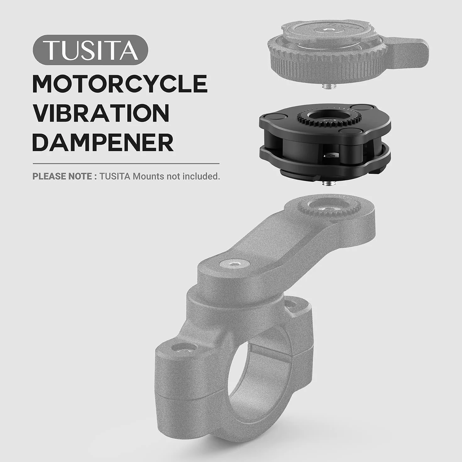 TUSITA Amortiguador de Vibración Soporte para Motocicleta
