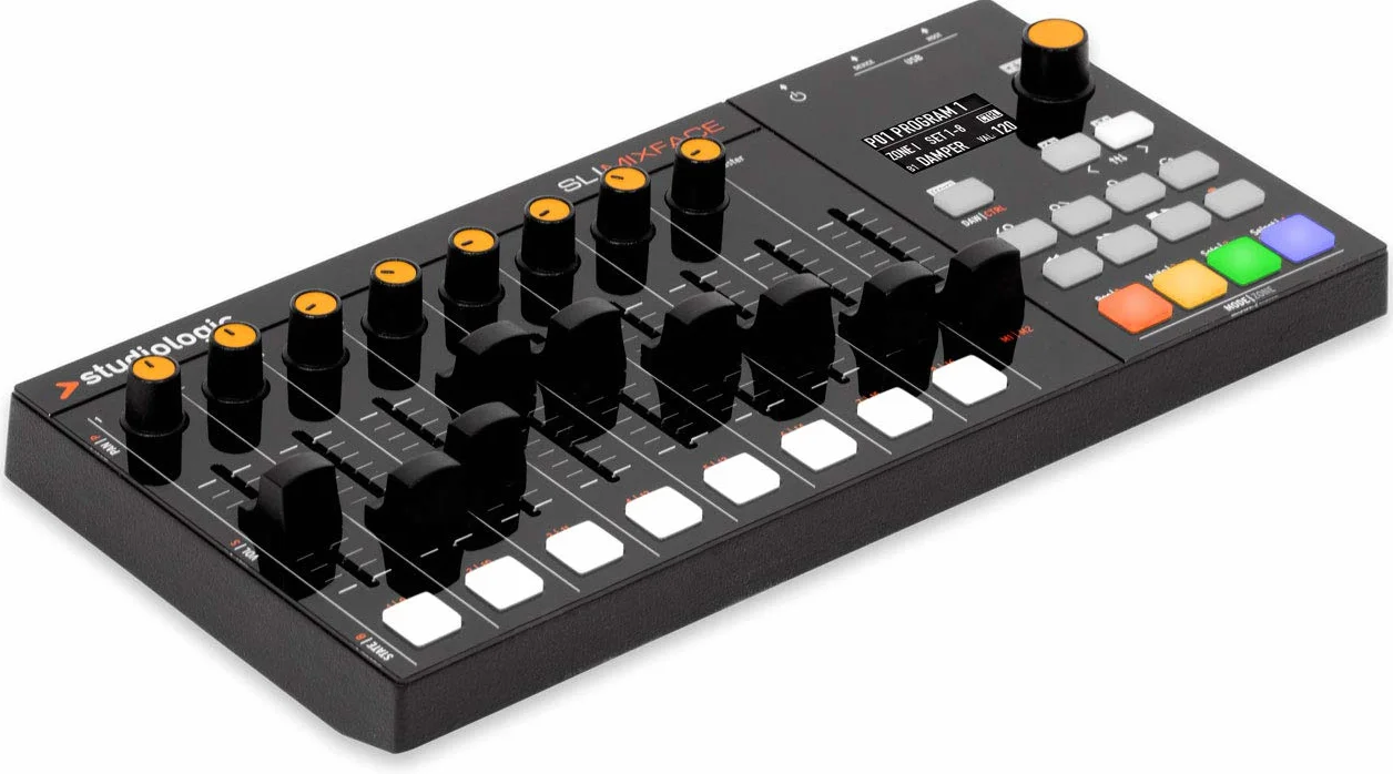 Studiologic SL MIXFACE - Superficie de control para SL88 Grand, SL88/73 Studio y DAW (USB, Bluetooth)