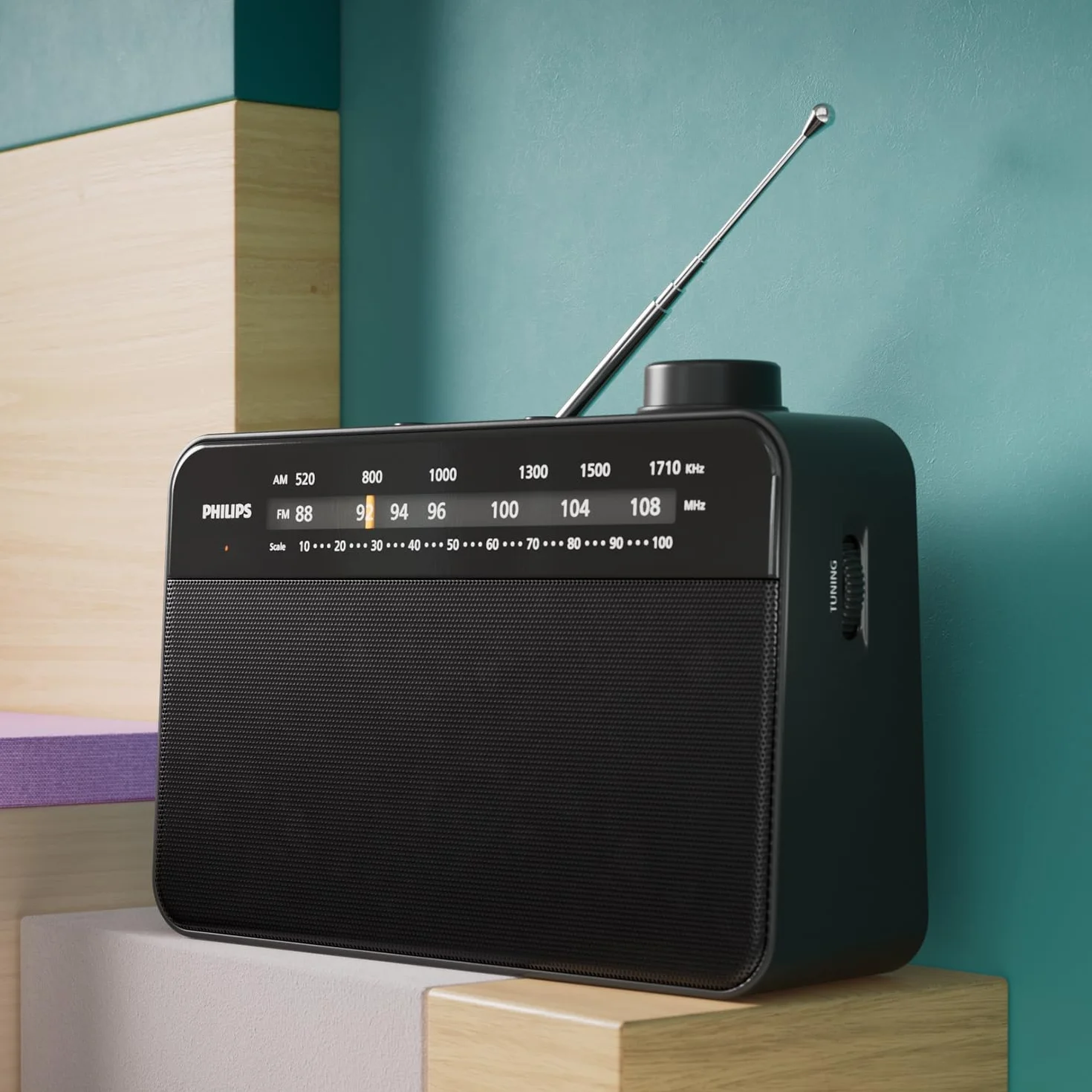 Philips TAR2509 Radio Portátil FM/MW
