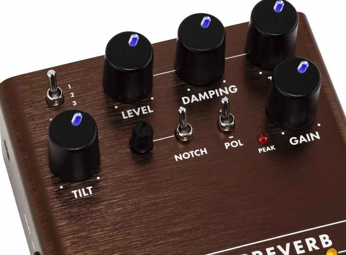 Fender® »ACOUSTIC PREVERB« Pedal de efecto para guitarra acústica