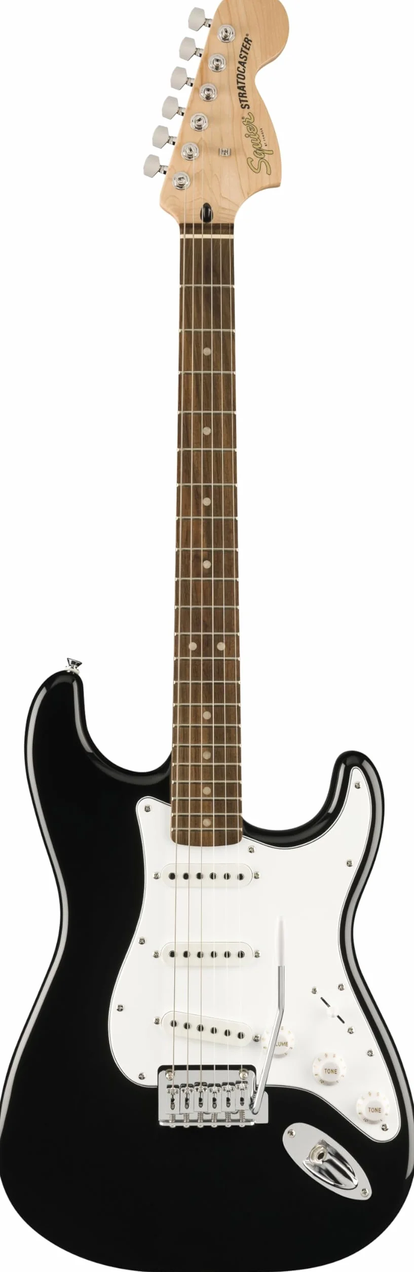 Paquete de guitarra eléctrica Squier by Fender Affinity Series™ Stratocaster®: incluye Mustang™ Micro, auriculares HD9, correa, púas, funda y Fender Play