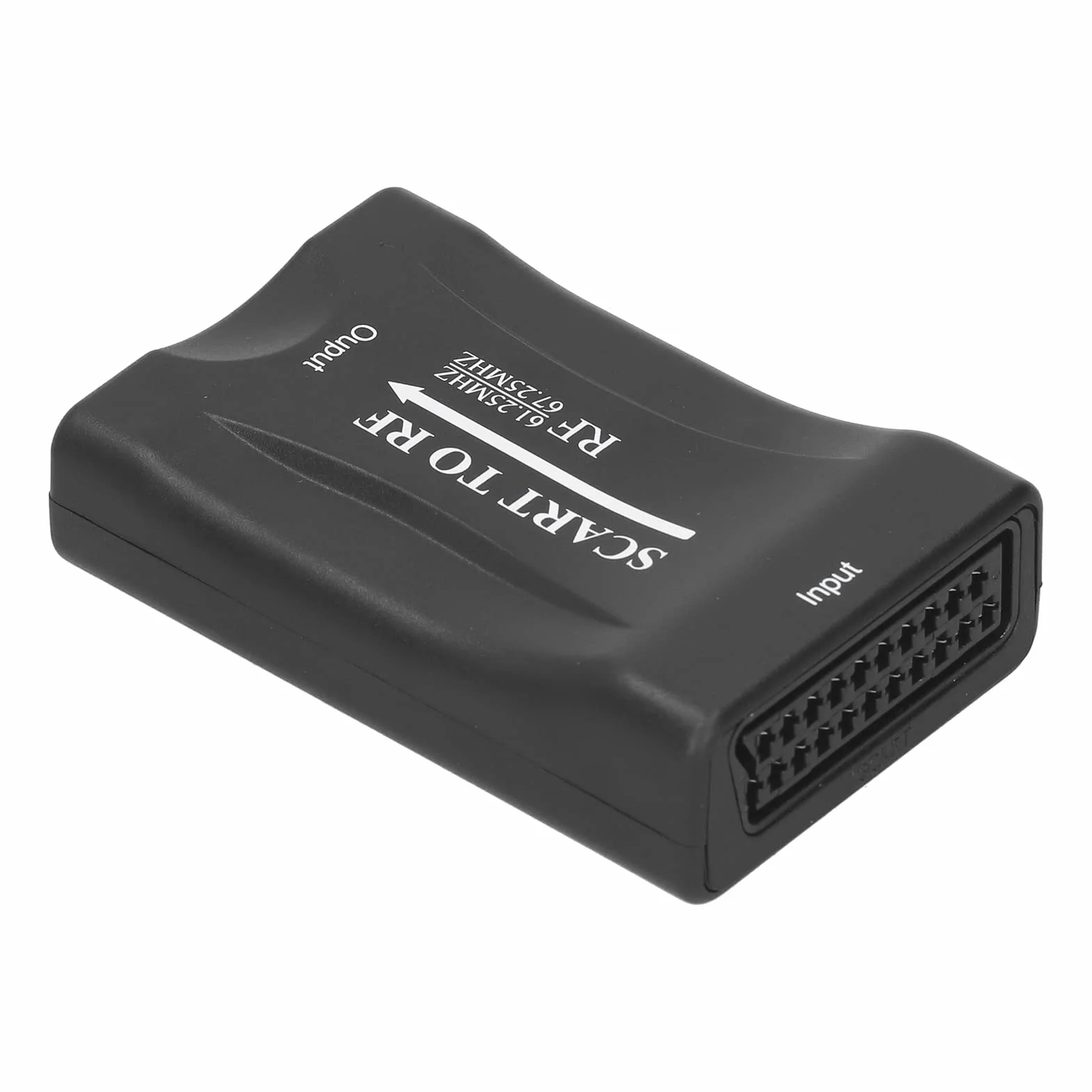 Dioche Adaptador Scart a RF RF Modulador Abs Scart para Adaptador de Vídeo RF para RF 67,25 MHz 61,25 MHz Convertidor de Salida para TV Box