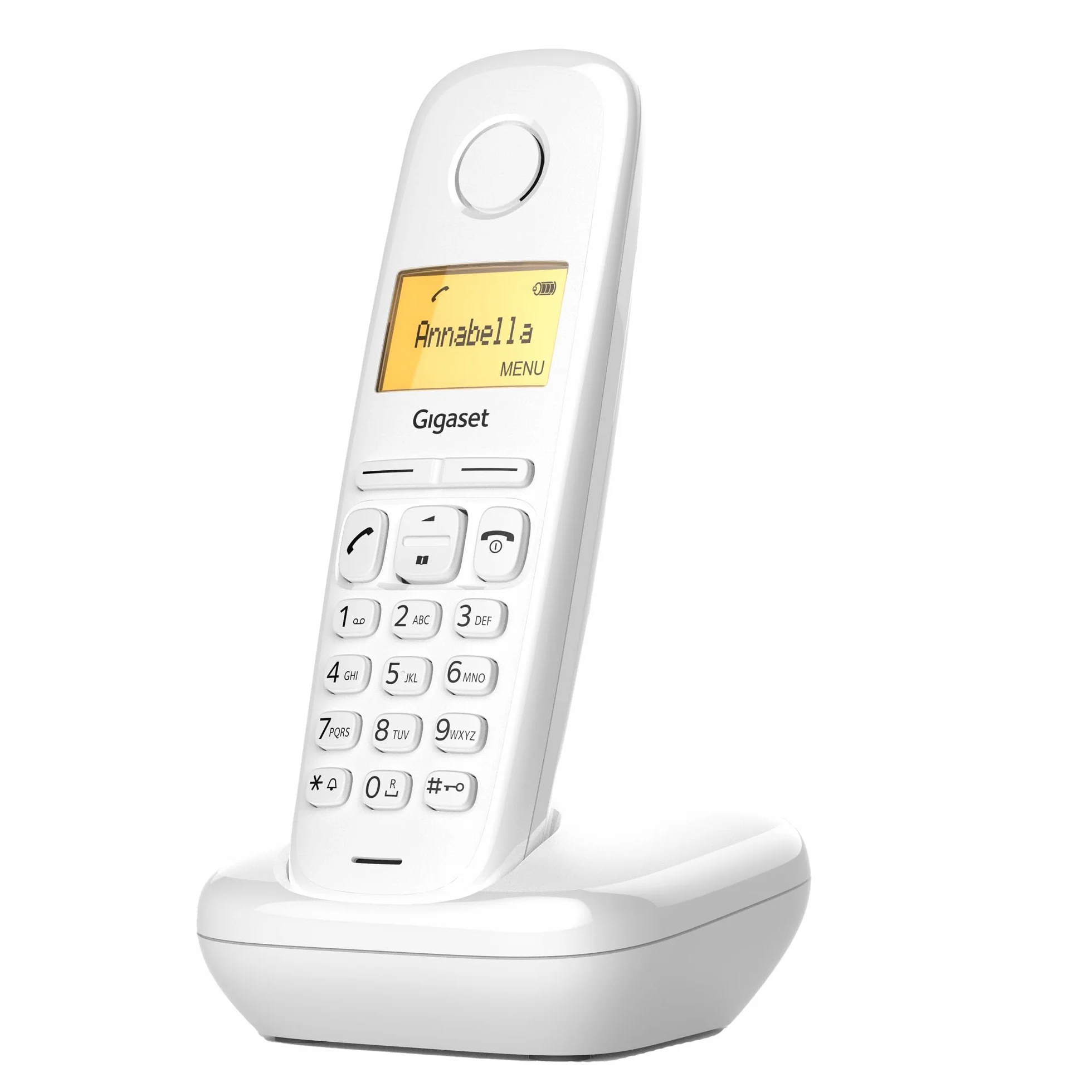 Gigaset A170 Teléfono DECT inalámbrico Pantalla Gráfica Iluminada Blanco