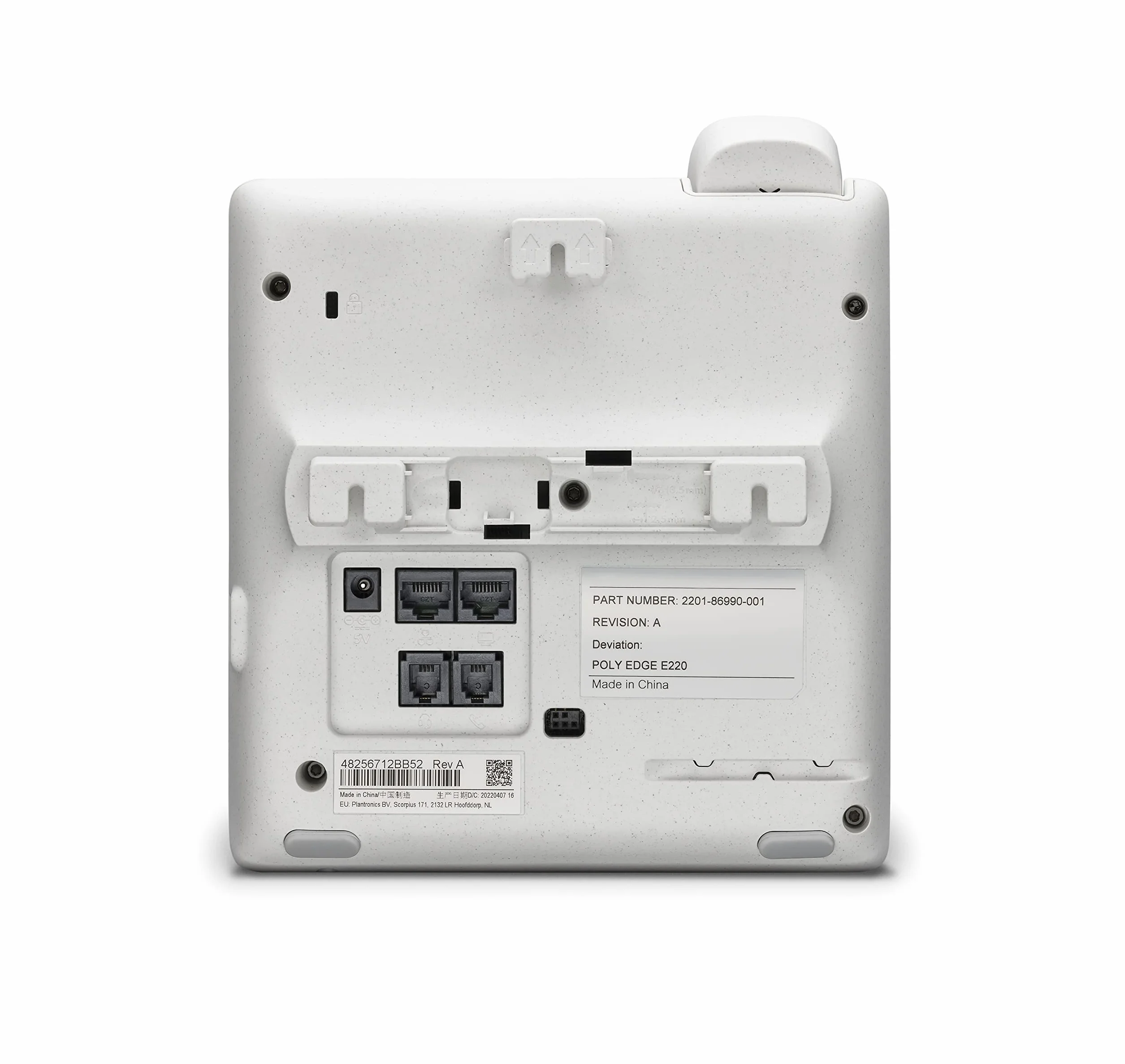 Poly Edge E220 Teléfono IP Escritorio Bluetooth 4 Líneas