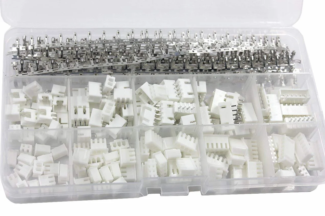 ARCELI 460pcs JST Conector Hembra 2.54mm XH 2-6 Pin con Clavija Macho Terminal