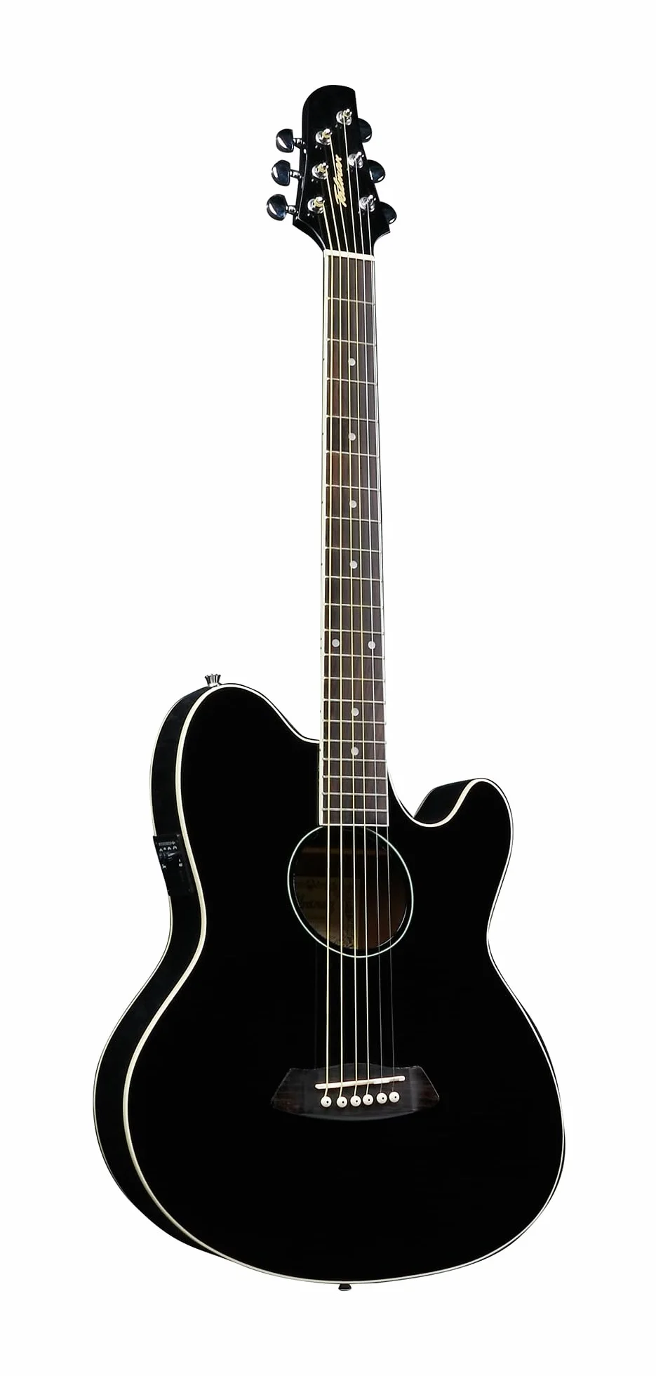 Ibanez Talman TCY10E black high gloss finish