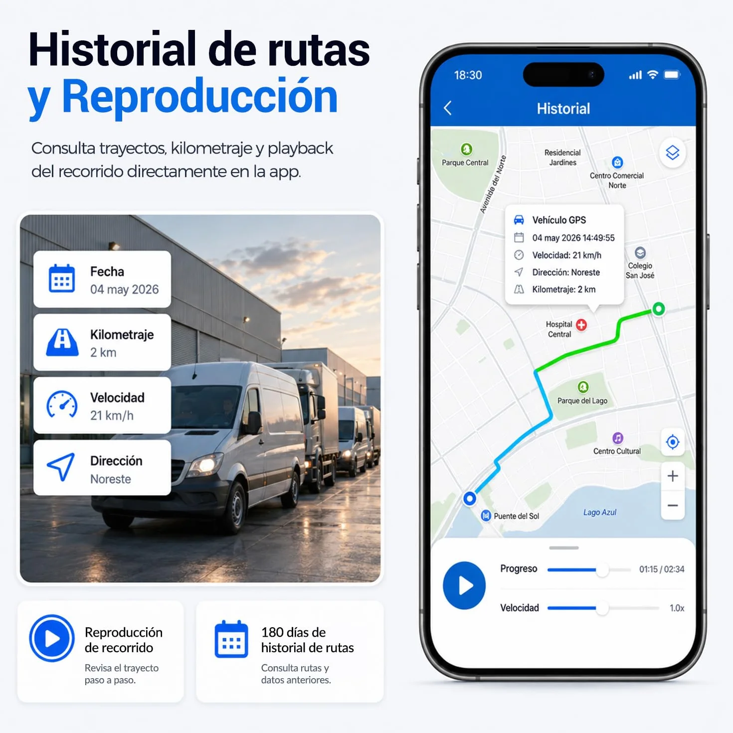 Localizador GPS para Coche y Flotas Batería 20000 mAh, Seguimiento de Varios Vehículos por App/Web/SMS y Llamada, Rastreador GPS IP67 Impermeable, Geovalla, Alertas y Rutas para Camiones y Activos