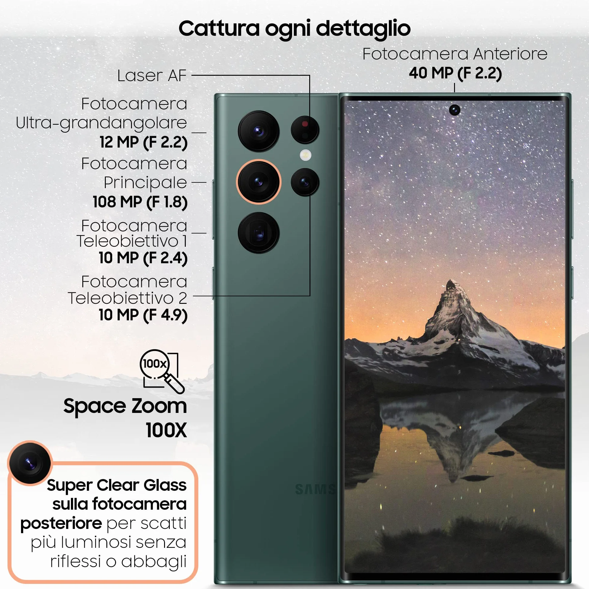 Samsung Galaxy S22 Ultra 5G 256/12 Green (Reacondicionado)