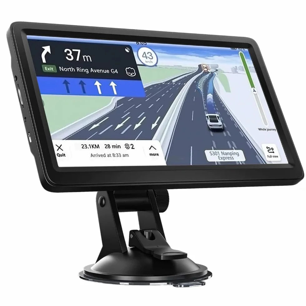 NEWFUN Navegador GPS Coche 7 Pulgadas Profesional 2025 Mapas Europa Actualización