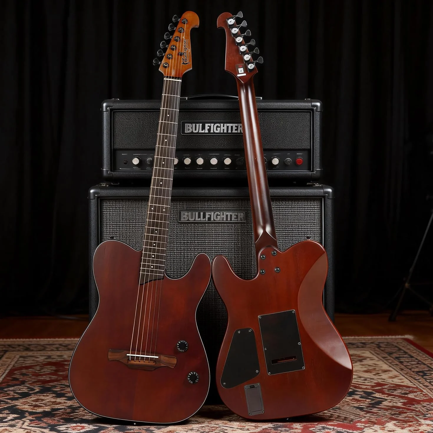Guitarra acústica silenciosa con pastillas integradas portátil, eléctrica y acústica guitarra clásica para músico viajero y principiante incluye: funda, correa, cuerdas de acero, cable y púas (Marrón)