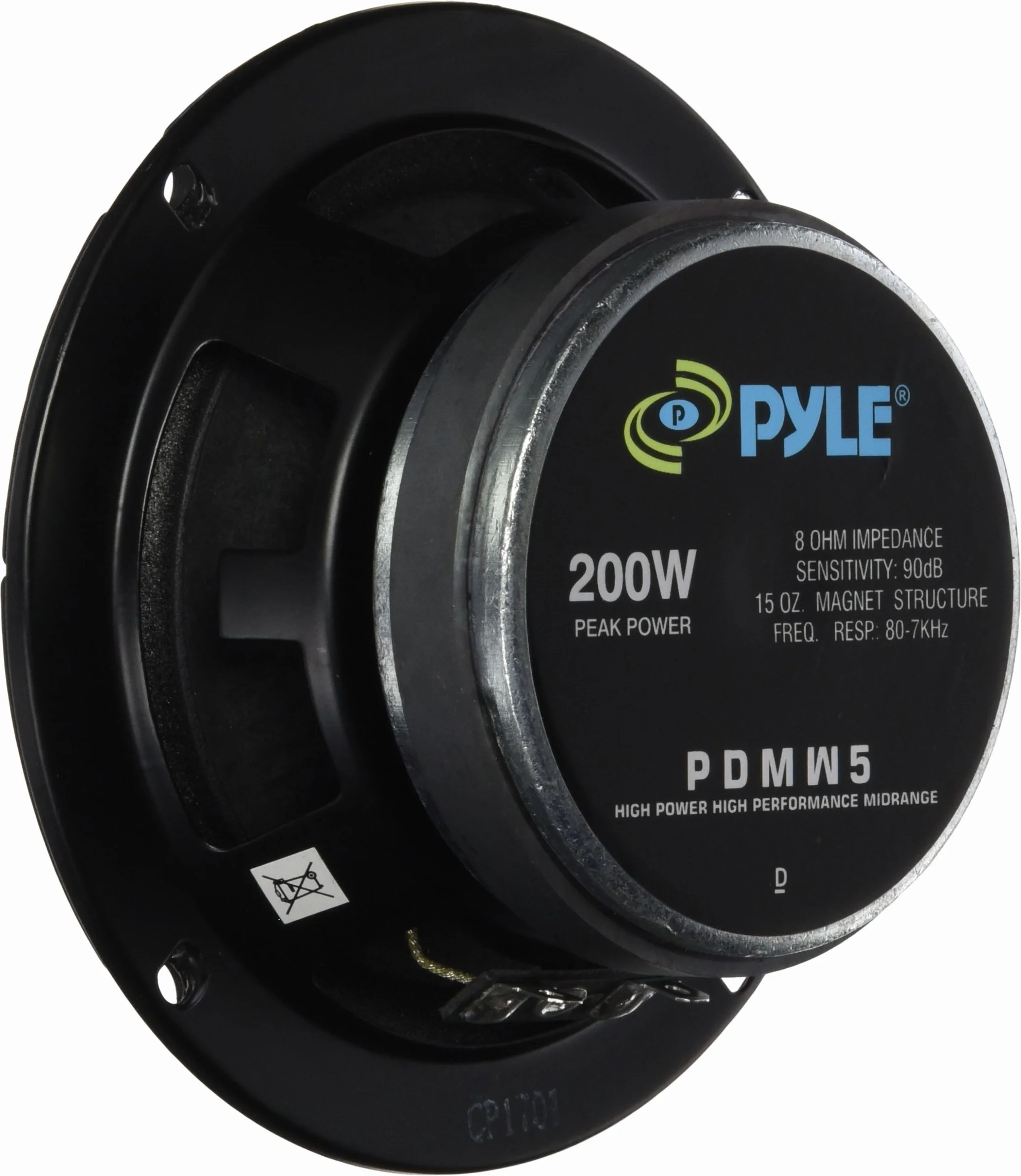 Pyle-Pro PDMW5 Altavoz de medios 5 pulgadas 12,7 cm 8 ohmios