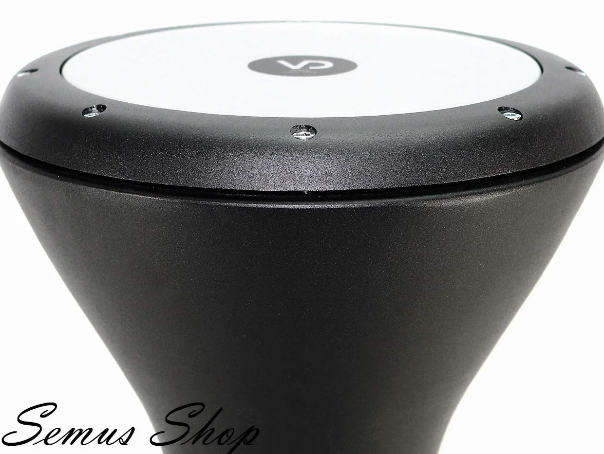 Orientalische Profi Solo Darbuka Schwarz Matt Lackiert