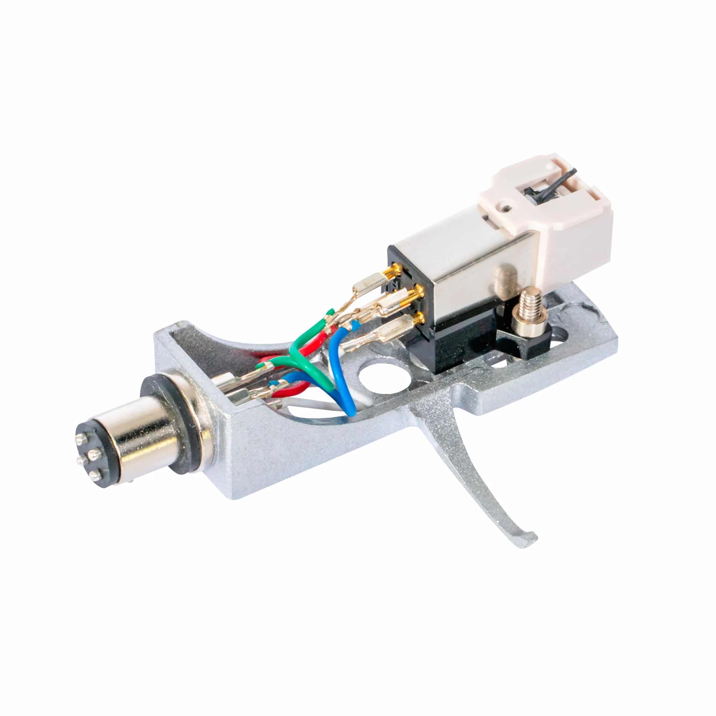 Ibiza - HEADCART - Soporte para Pilas con Pila de Audio Technica ® - Plata
