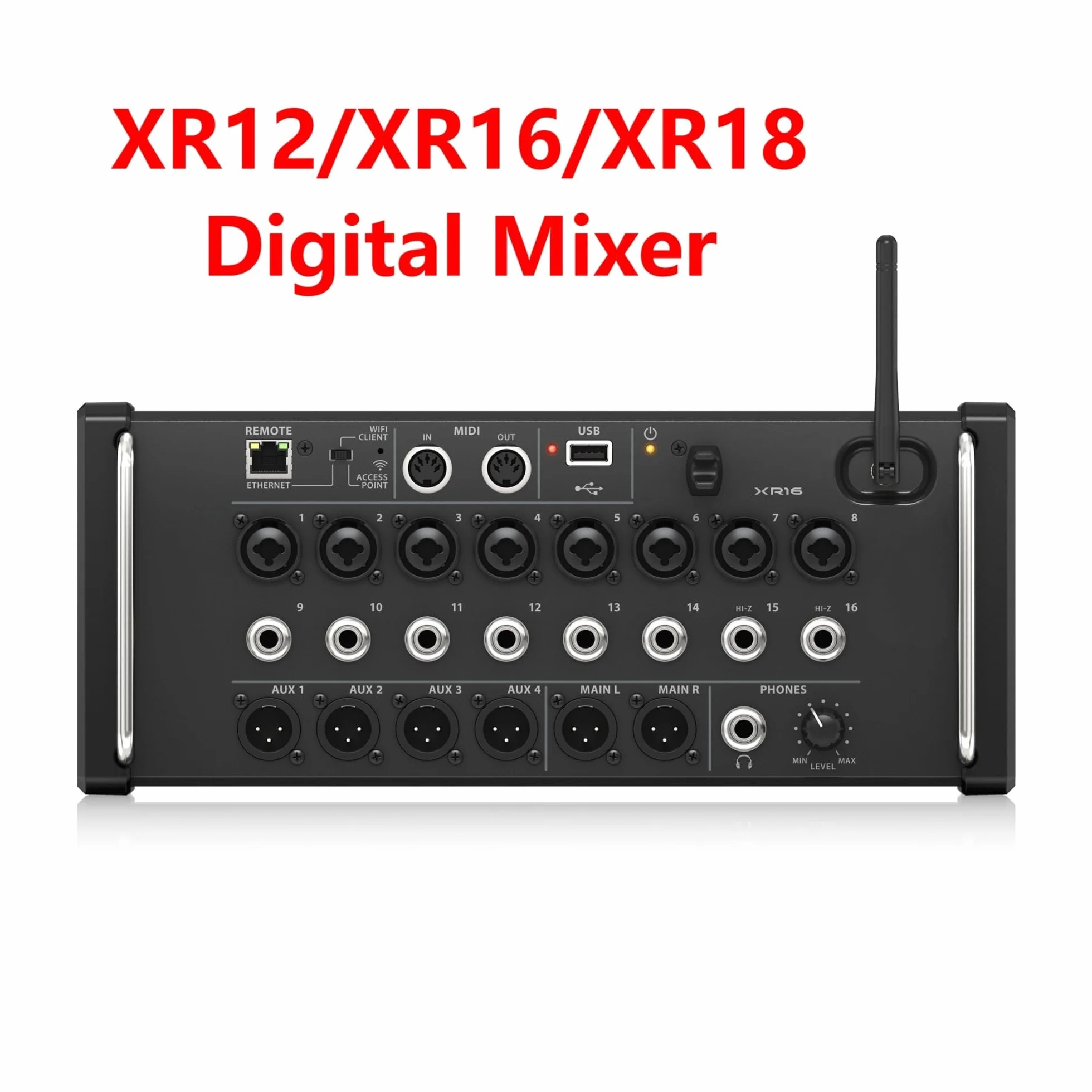 Mezclador de audio, Consola de grabación de estudio mezcladora digital AIR XR18 Consola mezcladora digital de 12/18 canales DSP Wifi Mesa digital