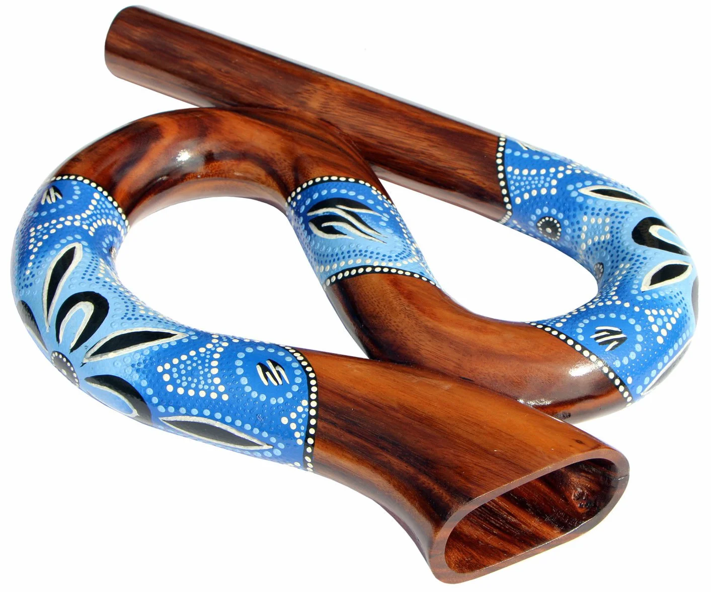 Redondo Viaje didgeridoo (Horn Travel didge did104 Azul
