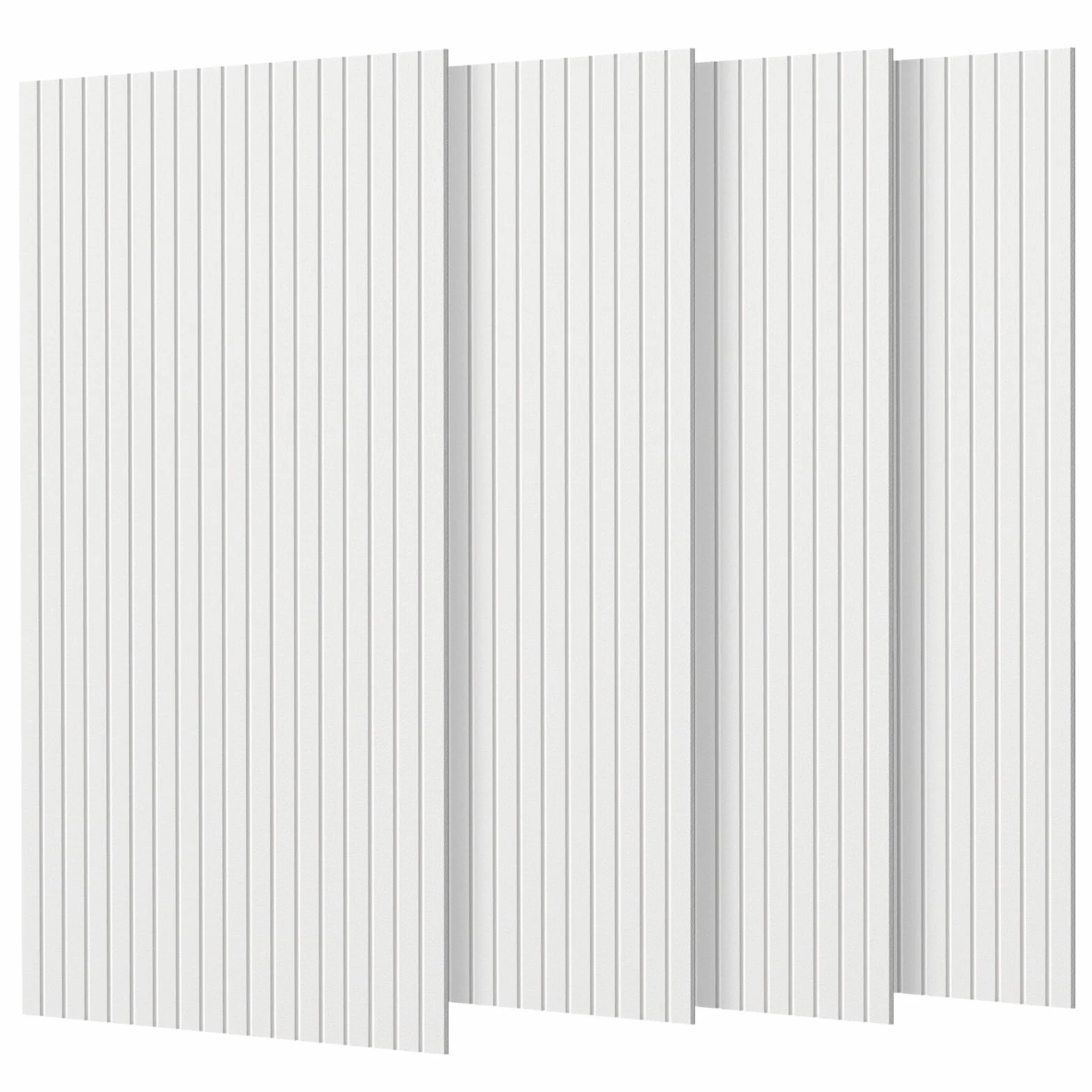 4 Paquetes Paneles Acusticos Grande,120x60x0,9cm Acusticos Autoadhesivos,Aislante Acustico Autoadhesivo, para Oficina, Estudio de Grabación, Gaming, Podcasting,Blanco