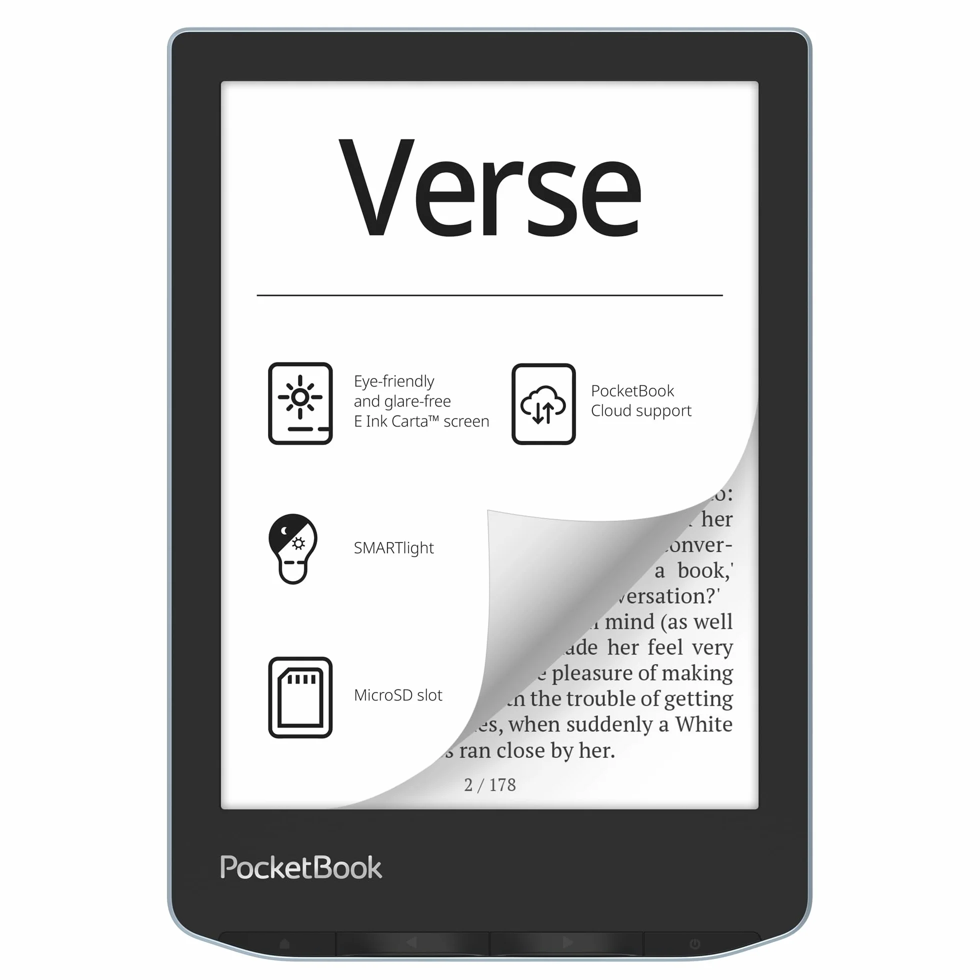 PocketBook Verse Libro Electrónico 6" 8GB Azul Brillante