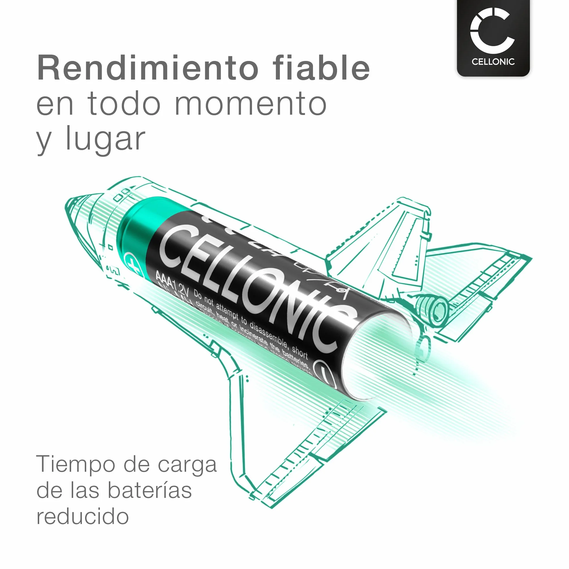 CELLONIC 4X Batería para Teléfono inalámbrico Compatible con Siemens Gigaset CL660HX, E290, A415 - (1000mAh, 1.2V)