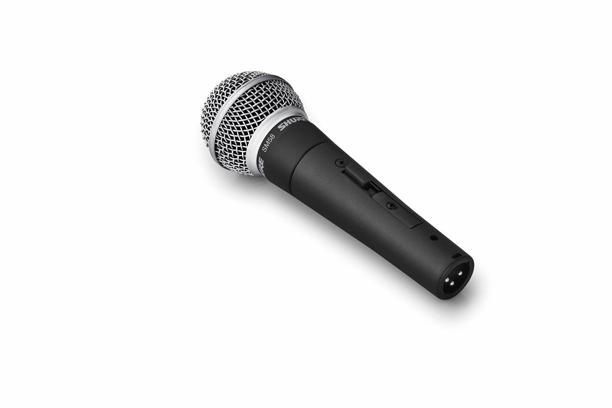 Shure SM58SE Micrófono Vocal dinámico cardioide con Interruptor de Encendido y Apagado, Filtro Pop Incorporado, Clip de micrófono A25D, Bolsa de Almacenamiento, Conector XLR de 3 Pines