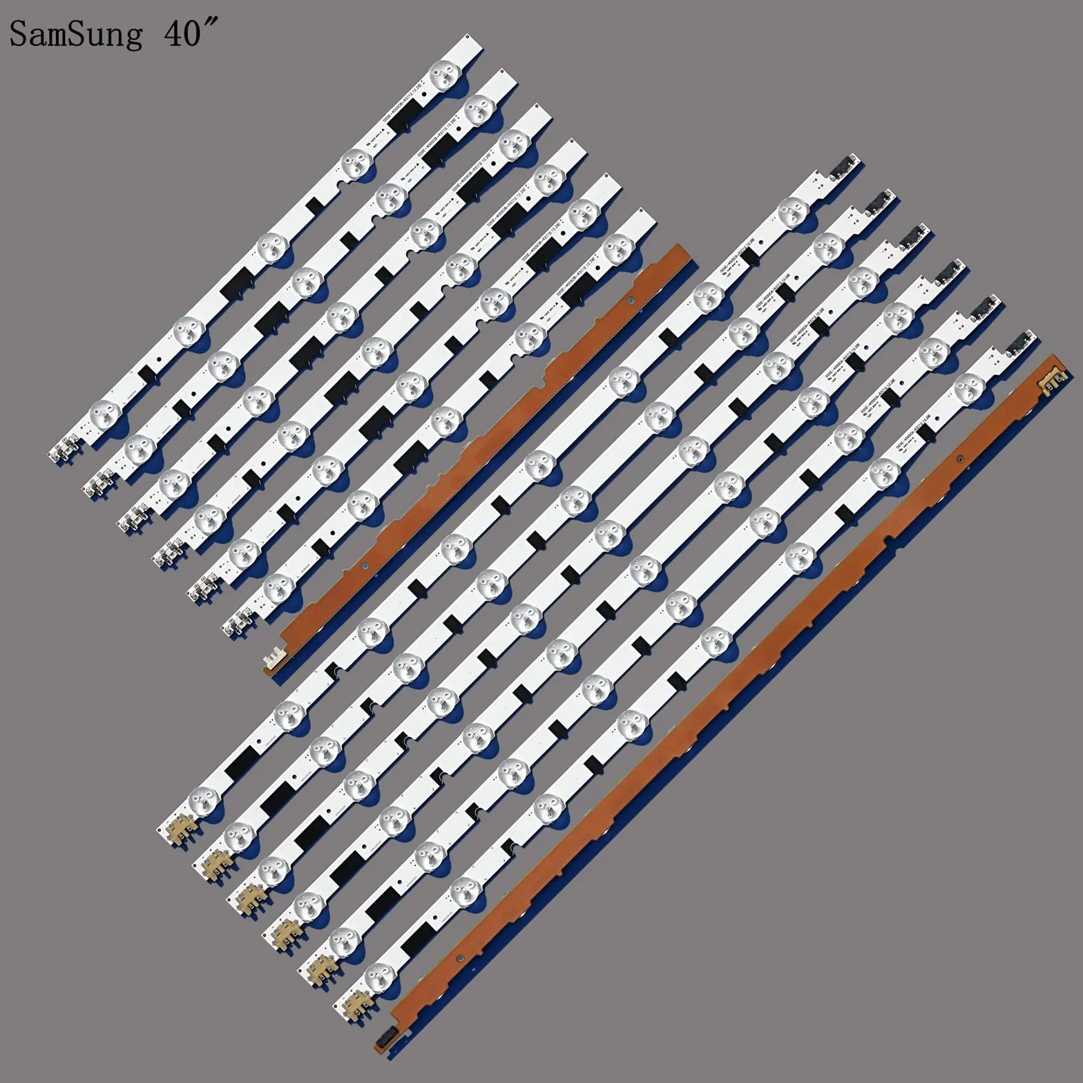 Tira De Retroiluminación LED Apta For Samsung 40 & # 39; & # 39;TV UE40F5500 UE40F6300 2013SVS40F UA40F5500AJ UA40F5000AR UA40F5080AR UA40F5000HJ UA40F6300 cinturón ligero