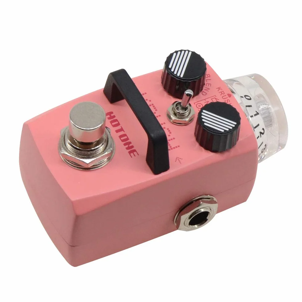 Hotone Skyline Krush Bitcrush Digital Bitcrusher Frecuencia de muestreo Reductor de muestra Guitarra Bajo Sintetizador Sintetizador Pedal de efectos LoFi