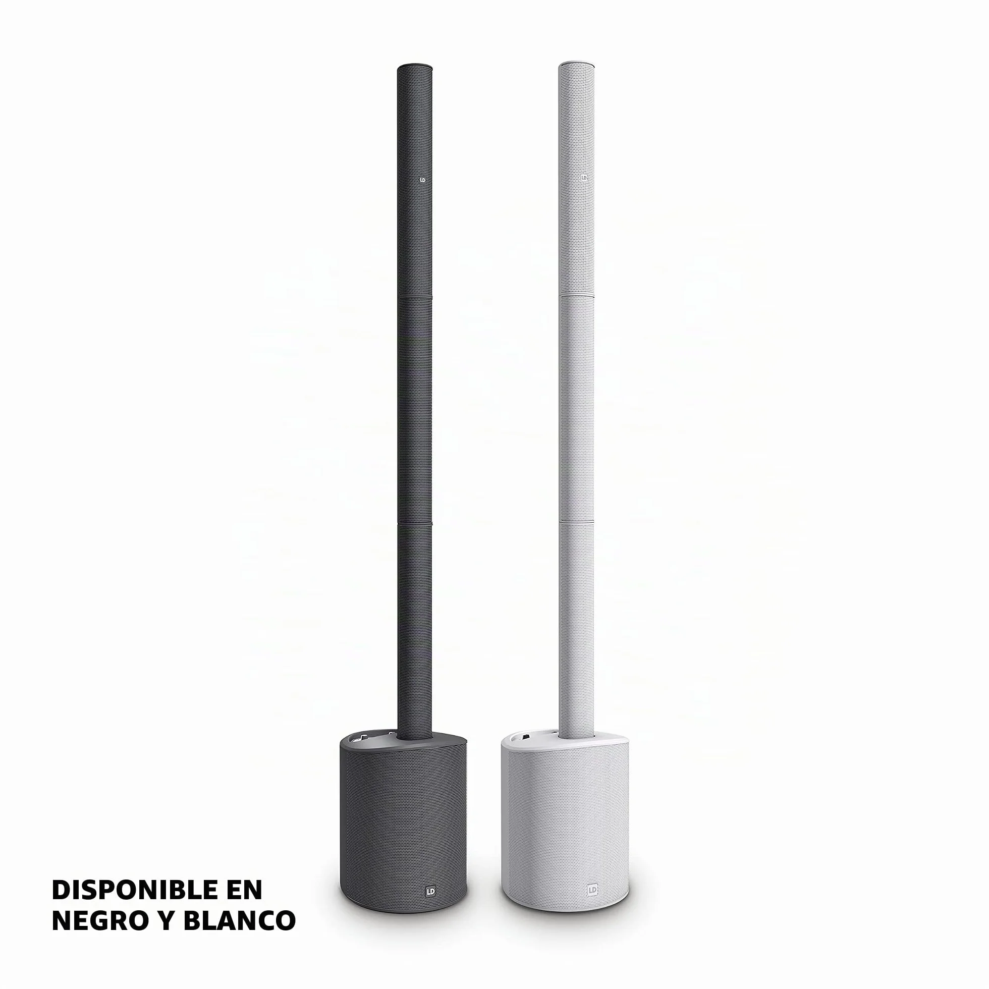 LD Systems MAUI 5 GO 100 W - Sistema de PA de columna ultraportátil con alimentación por batería - blanco - versión de 3200 mAh