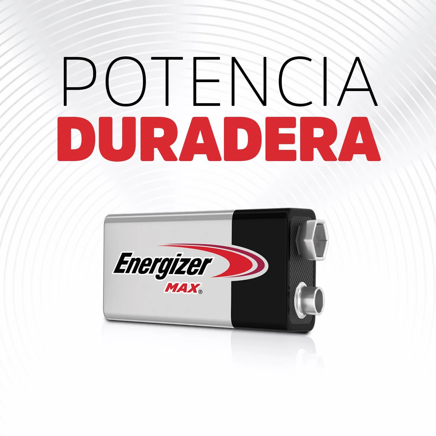 Energizer Max - Pila 9V Alcalinas (Paquete de 3) - Baterías de 9 Voltios - para Detector de Humo/monóxido de Carbono, electrónica y Audio - Construcción 100% a Prueba de Fugas - 5 años de Vida útil
