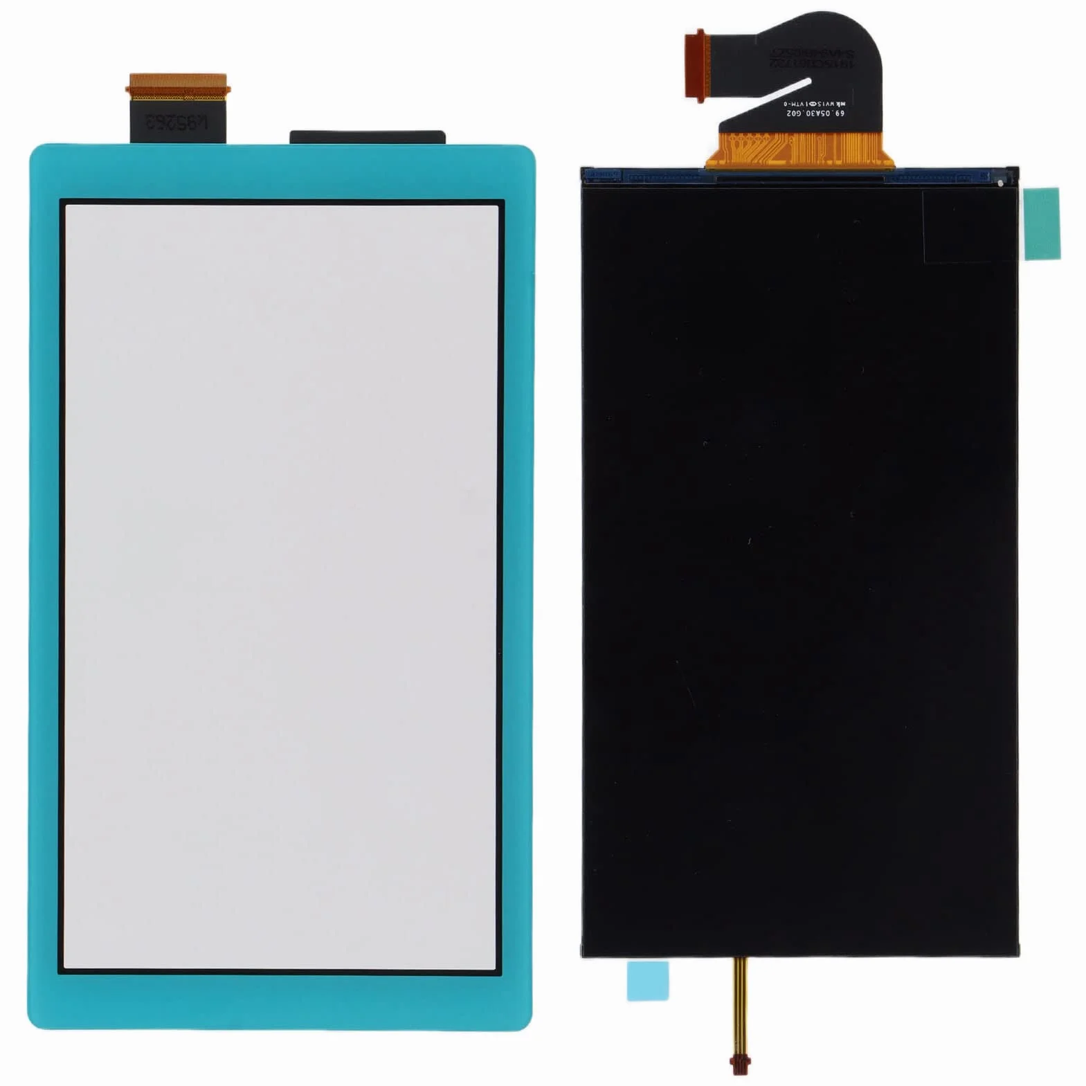 Reemplazo de Pantalla LCD Switch Lite, Piezas de Reparación de Panel Resistente (Azul)