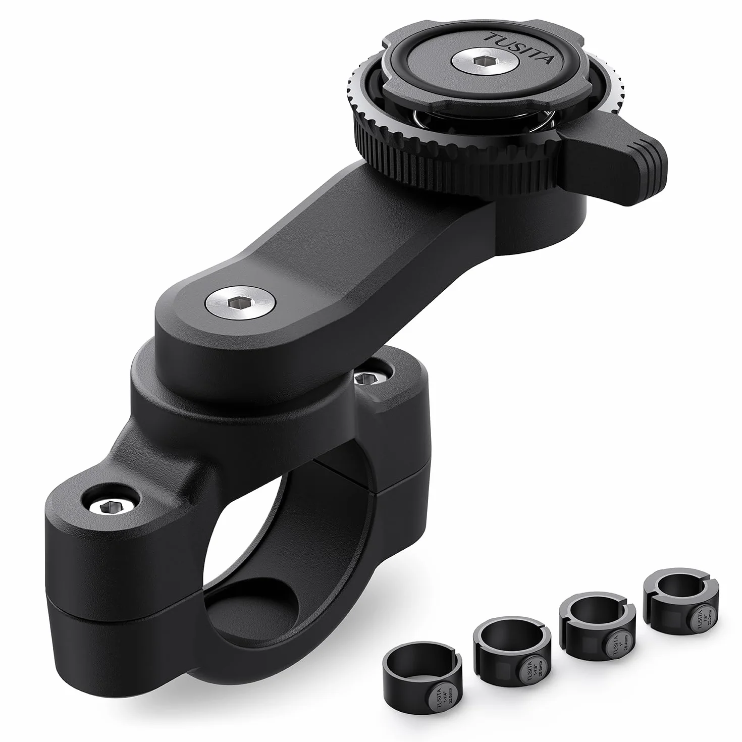 TUSITA Soporte para Teléfono de Moto Compatible con Quad Lock Smartphone Funda