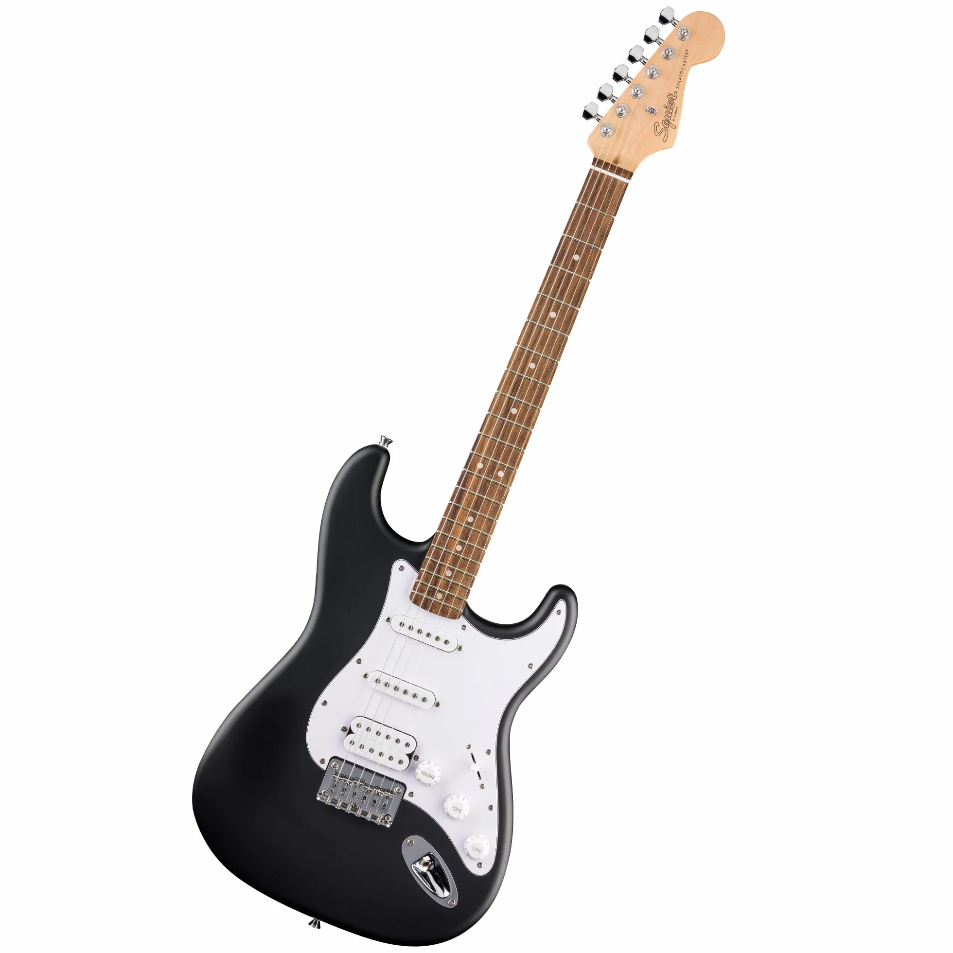 Fender Squier Debut HT HSS Series Stratocaster Guitarra Eléctrica, Guitarra para Principiantes, con 2 Años de Garantía, Black