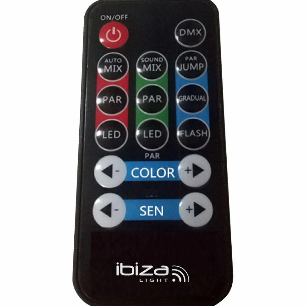 Ibiza - DJLIGHT60 - Soporte de luces con 2 proyectores PAR RGBB & 2 MOON FOWER RGBBBA - Pack LED 4 en 1
