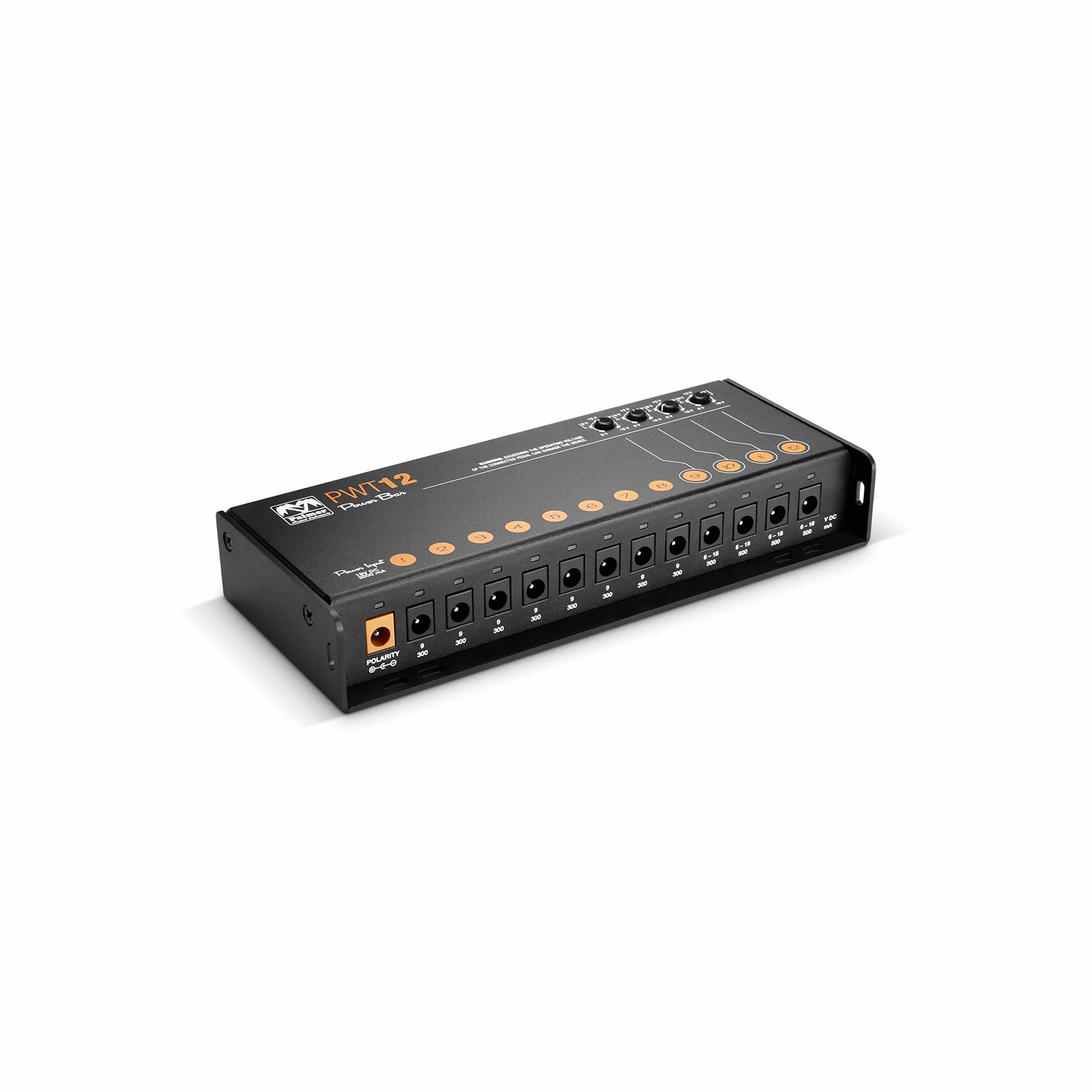 Palmer PWT 12 MK 2 - Fuente de alimentación universal para pedalera con 12 salidas