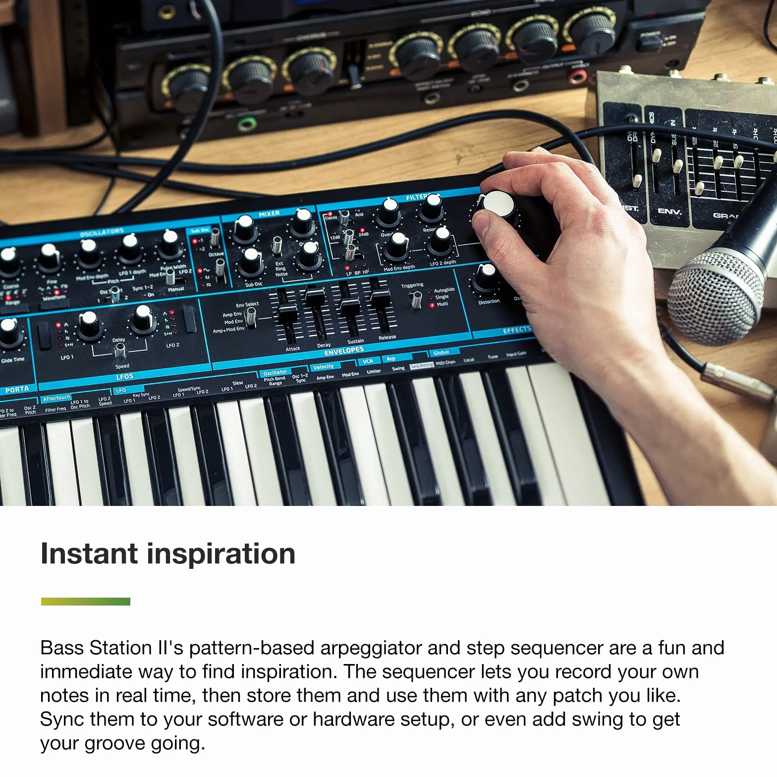 Novation Bass Station II - Teclado MIDI