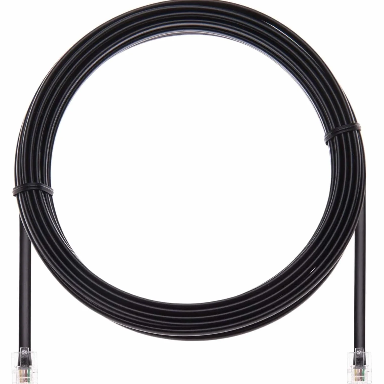Cable de Teléfono RJ11 Modular 6P4C Western 2 Metros Negro